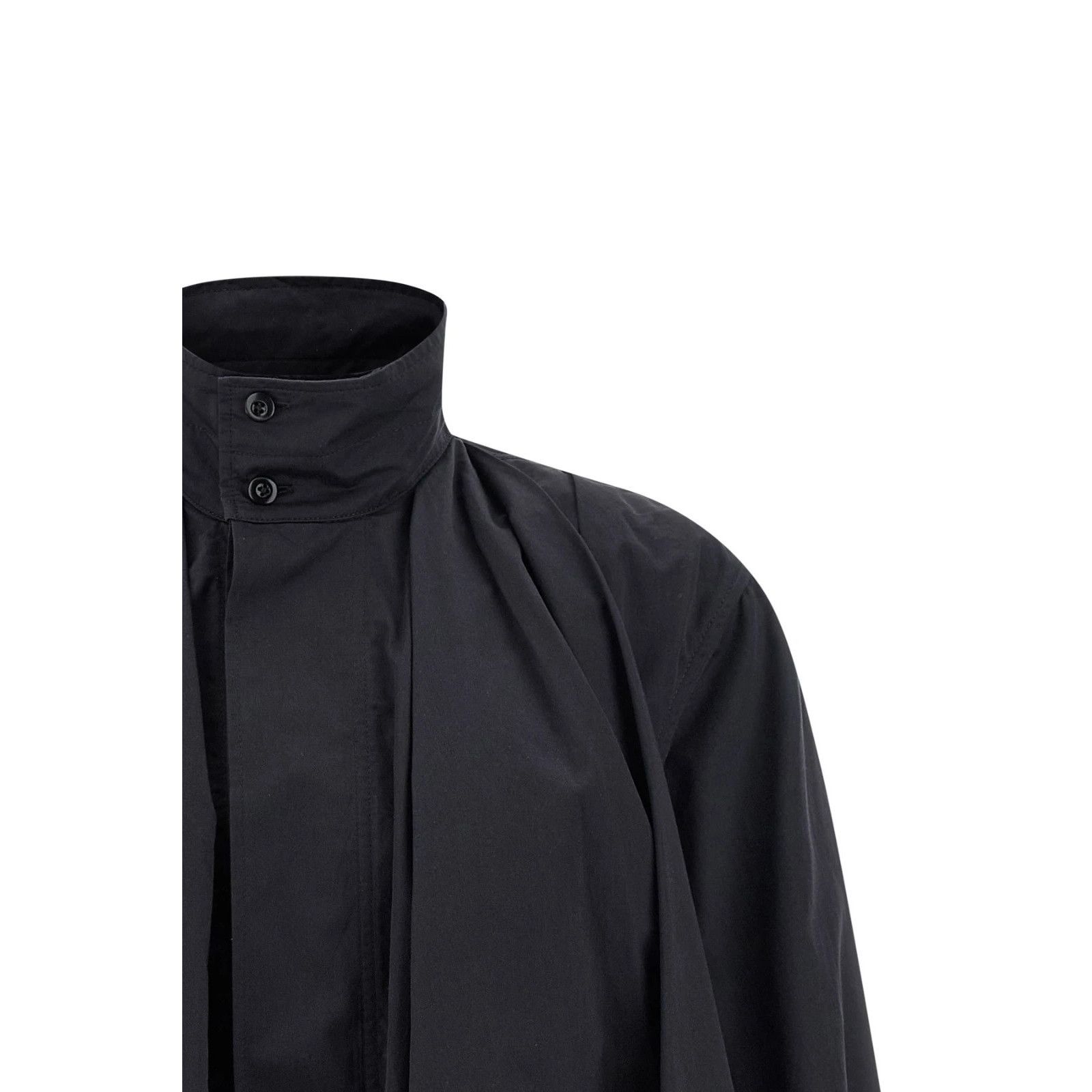Lemaire LEMAIRE Soft Pleated Blue Cotton Jacket New & Authentic (Wom Size M / US 6-8 / IT 42-44 - 3 Thumbnail