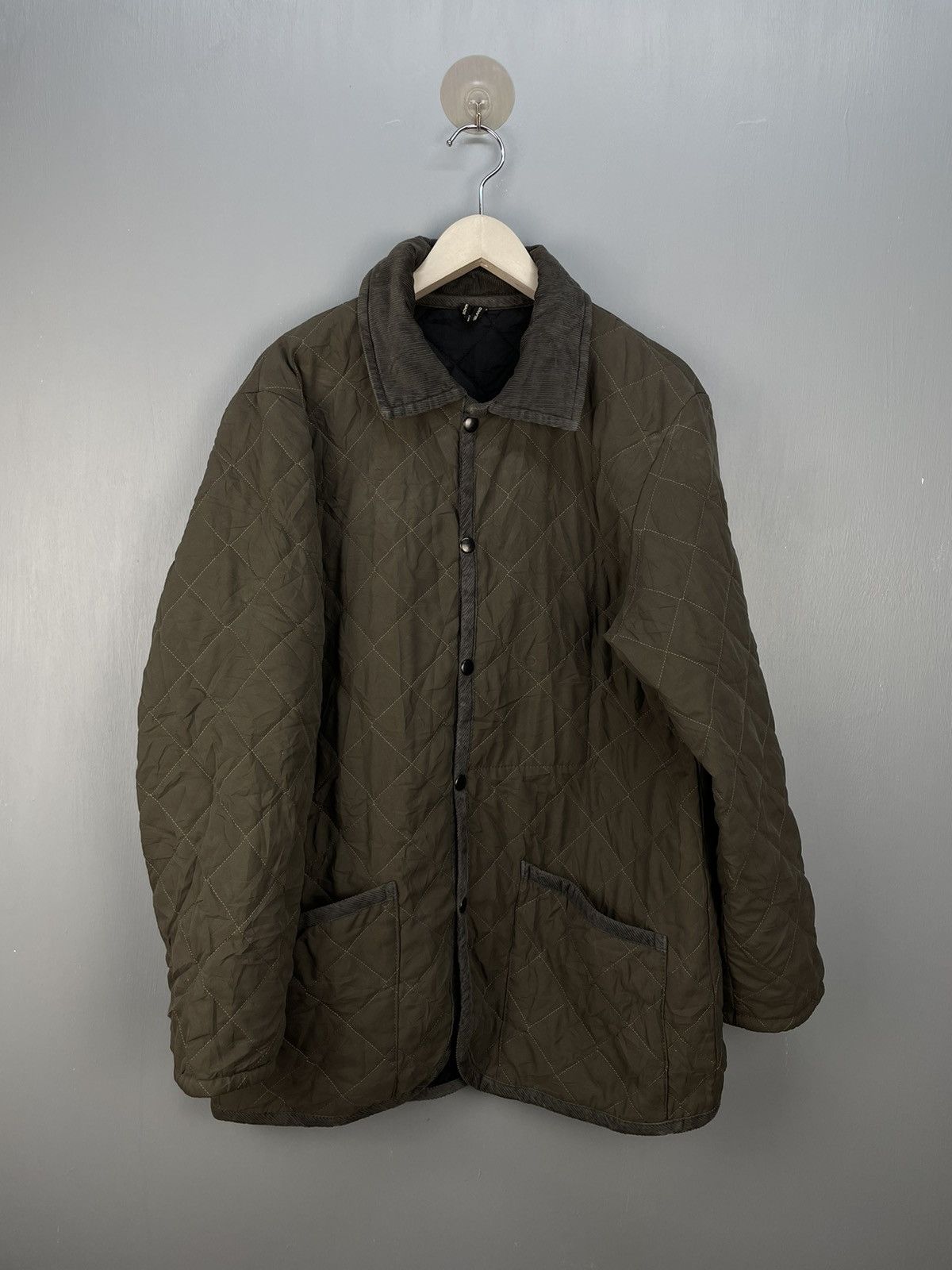 Vintage Vintage :equal Made in England quilted jacket Size US L / EU 52-54 / 3 - 1 Thumbnail