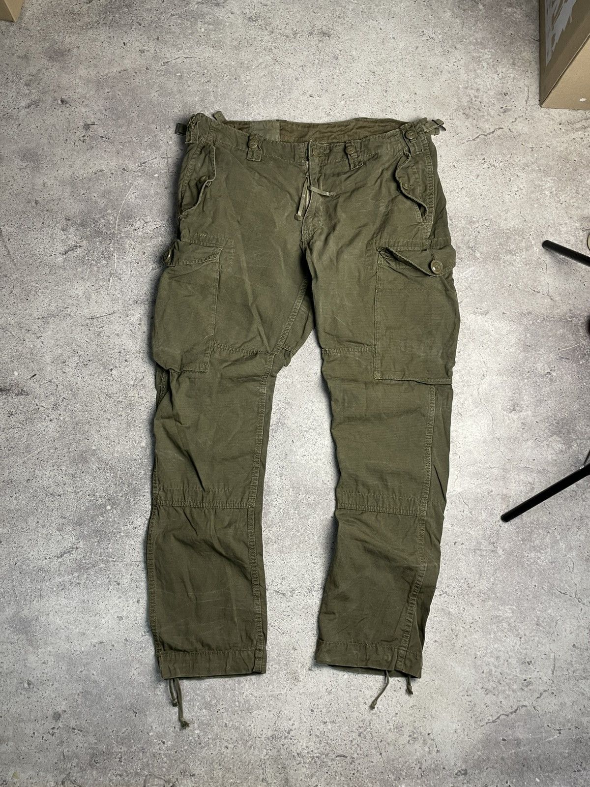 💥VERY RARE💥VINTAGE POLO RALPH LAUREN MILITARY CARGO PANTS