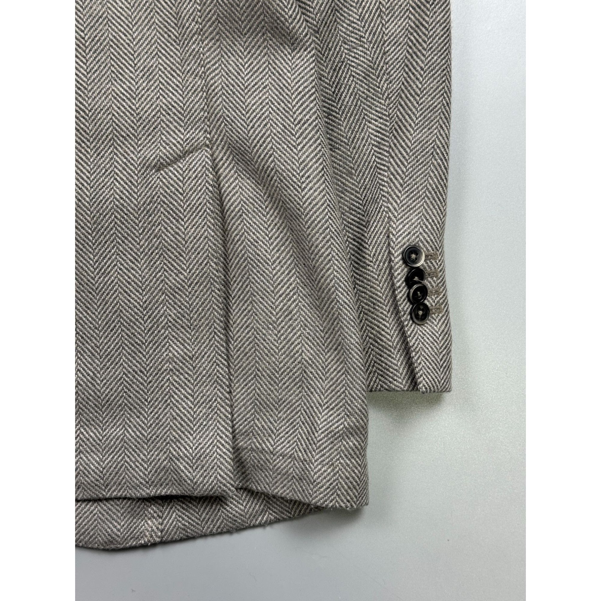 Boggi Boggi Milano Wool Blend Two Button Pattern (Y1237) Size 44R - 11 Thumbnail
