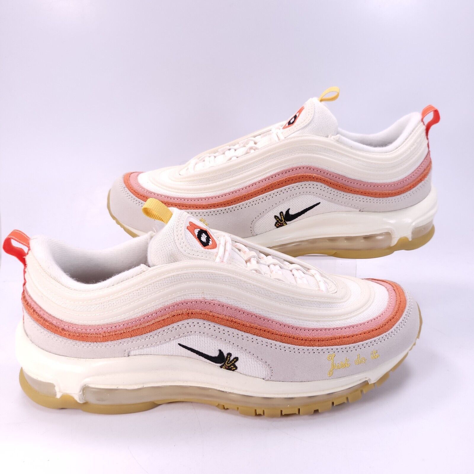 Nike Nike Air Max 97 Shoe Womens Size 10 DQ7655-100 White Pink Size US 10 / IT 40 - 6 Thumbnail