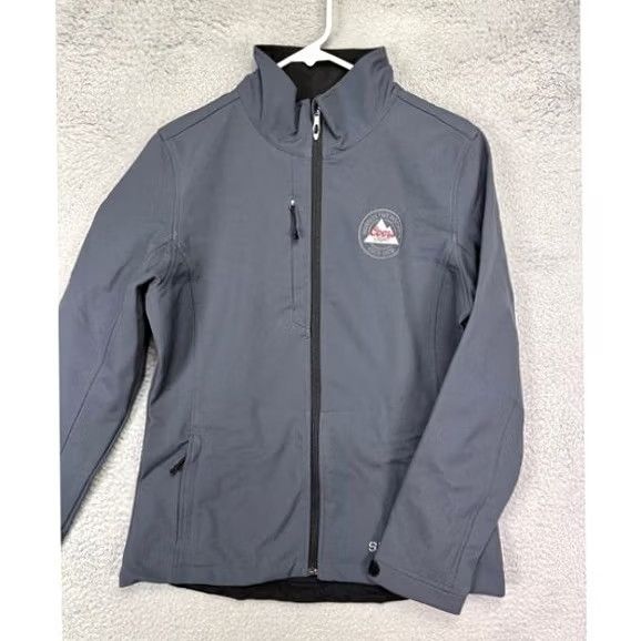 Spyder Spyder Jacket Womens 12 Grey Softshell Fleece Lined Full Zip Activewear Pockets Mens Womens Girls Girls Size XL / US 12-14 / IT 48-50 - 2 Thumbnail