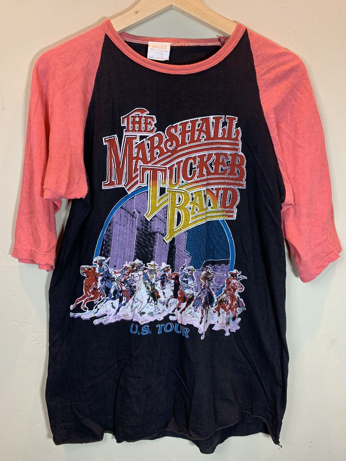 Band Tees × Vintage *RARE* Vintage 1970’s Marshall Tucker Band Tour Raglan Shirt Size US L / EU 52-54 / 3 - 1 Thumbnail