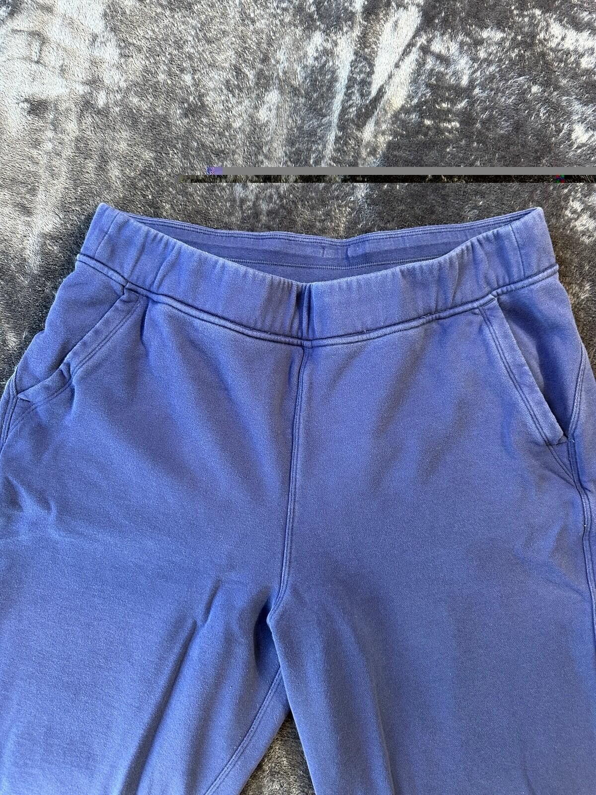 Lululemon Lululemon Women's Size 10 Scuba High-Rise Jogger Blue Terry Size 32" / US 10 / IT 46 - 3 Thumbnail