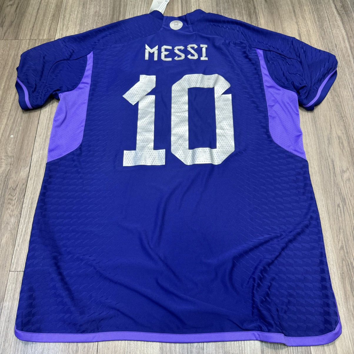Adidas Argentina WC2022 player issue away shirt #10 Messi (Bnwt) Size US XL / EU 56 / 4 - 2 Thumbnail