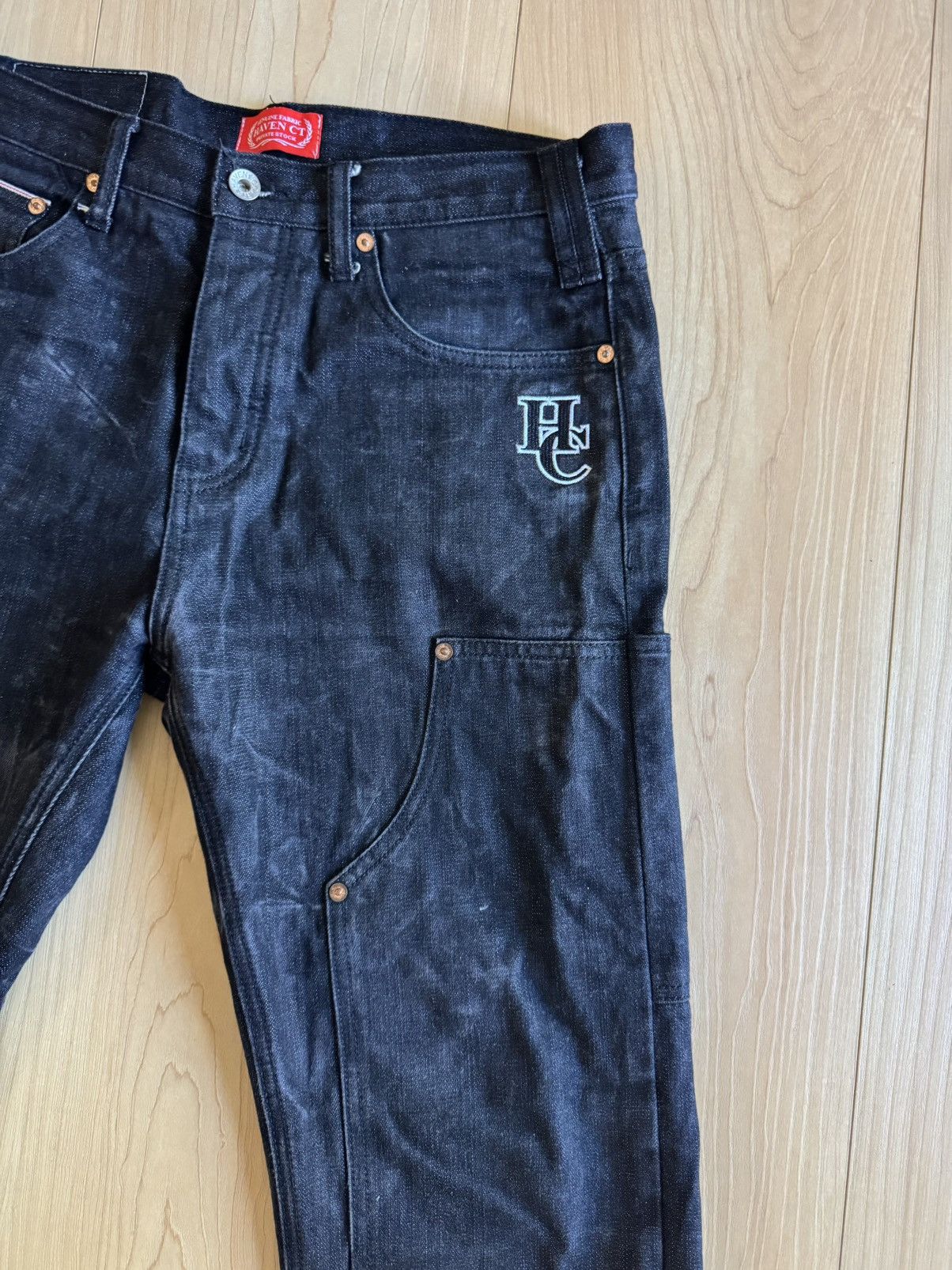 Haven Court Haven Court V1 13.8oz Black Raw Selvedge Denim Size US 32 / EU 48 - 2 Thumbnail