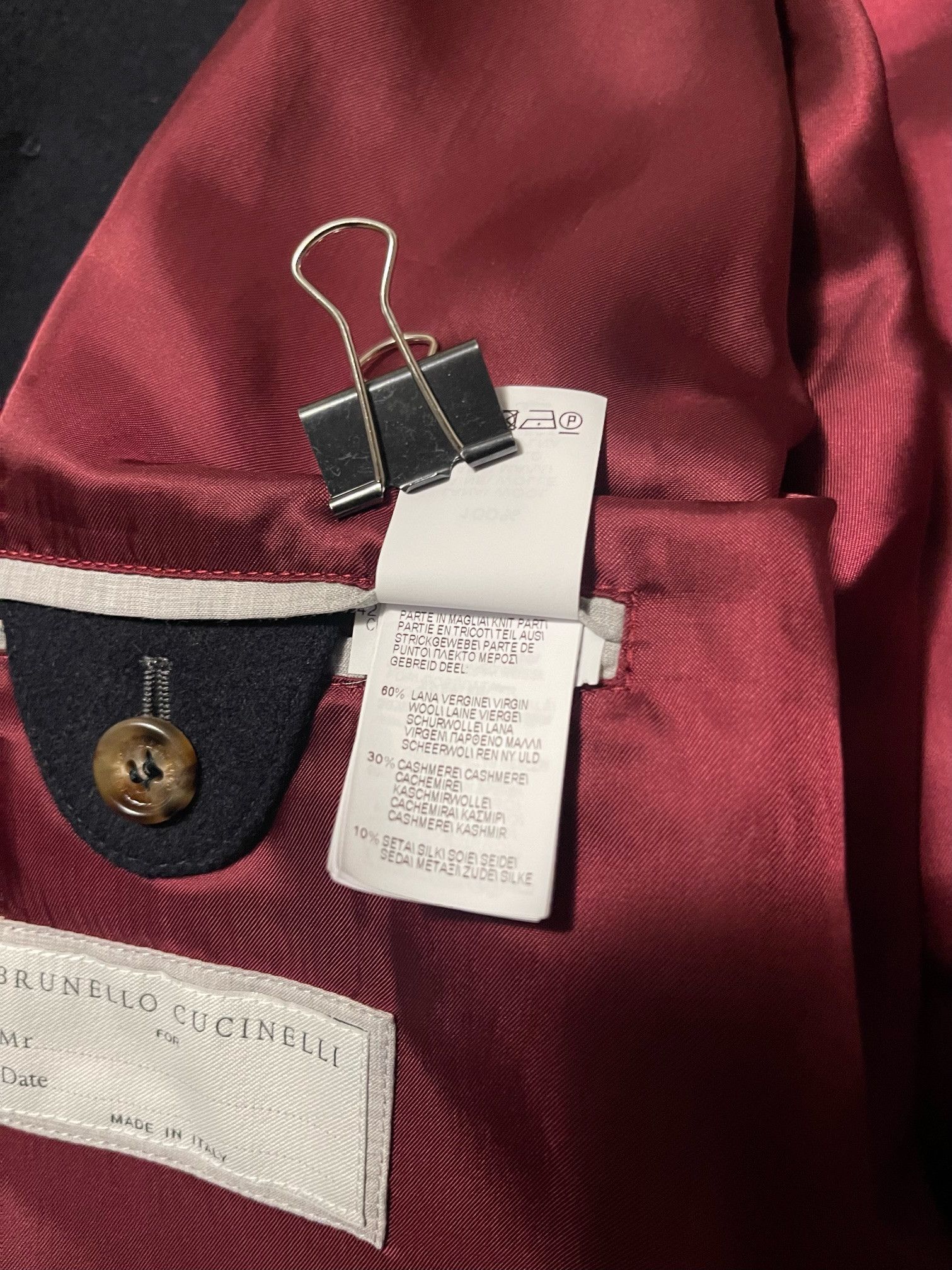 Brunello Cucinelli Brunello Cucinelli Melton Wool Flight Jacket Size 50 IT Size US M / EU 48-50 / 2 - 14 Thumbnail