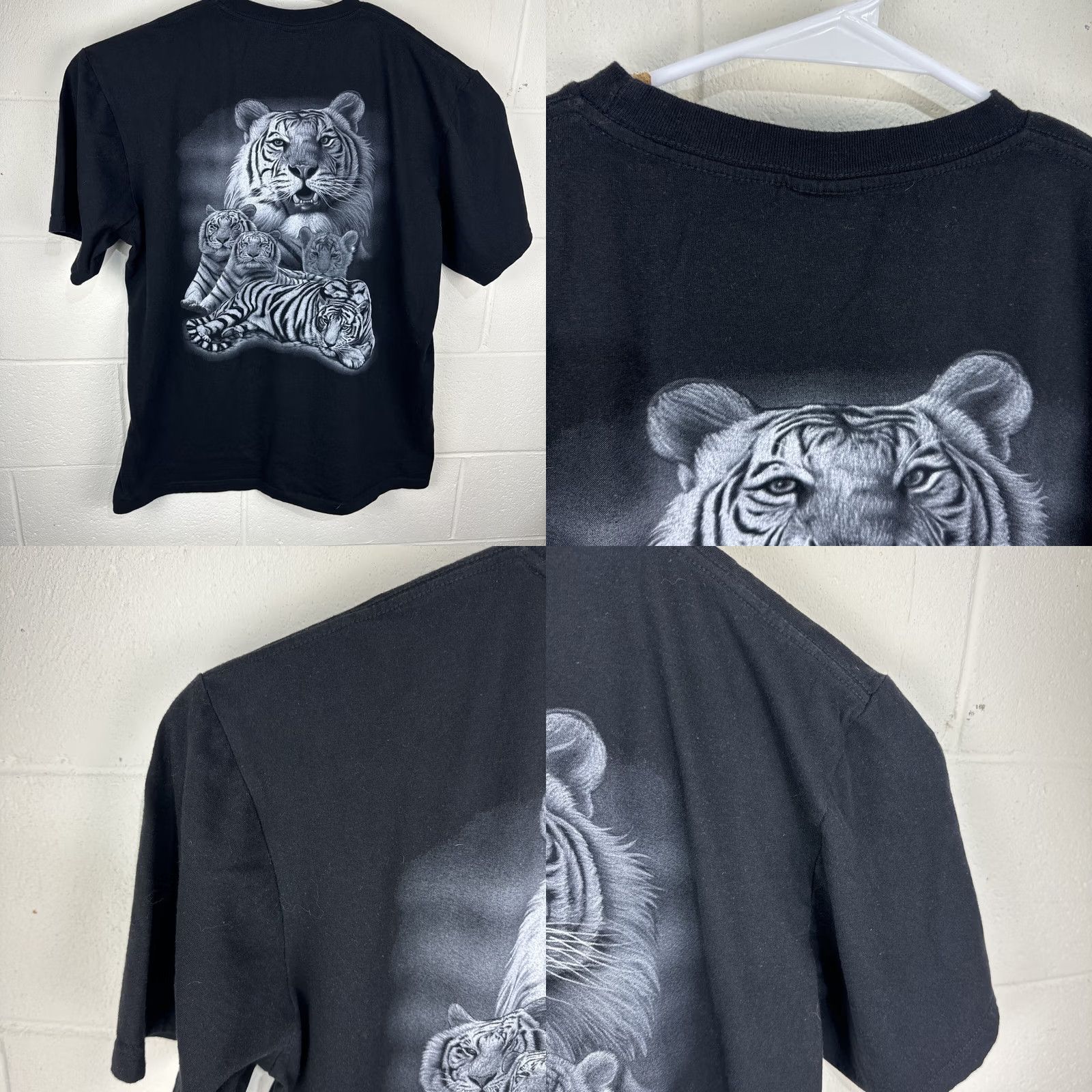 Doublet Vintage Hot Rock Snow Tiger Graphic Tee XXL Black Double Sided 25x31 Size US XXL / EU 58 / 5 - 9 Thumbnail
