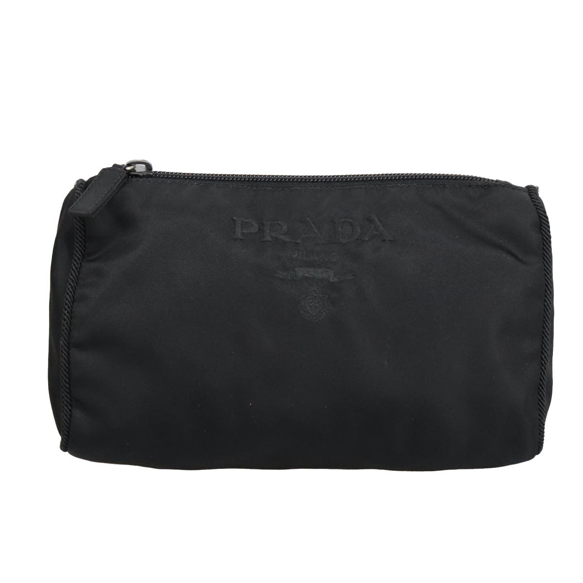Prada Black Synthetic Clutch Bag (Pre-Owned) Size ONE SIZE - 1 Thumbnail