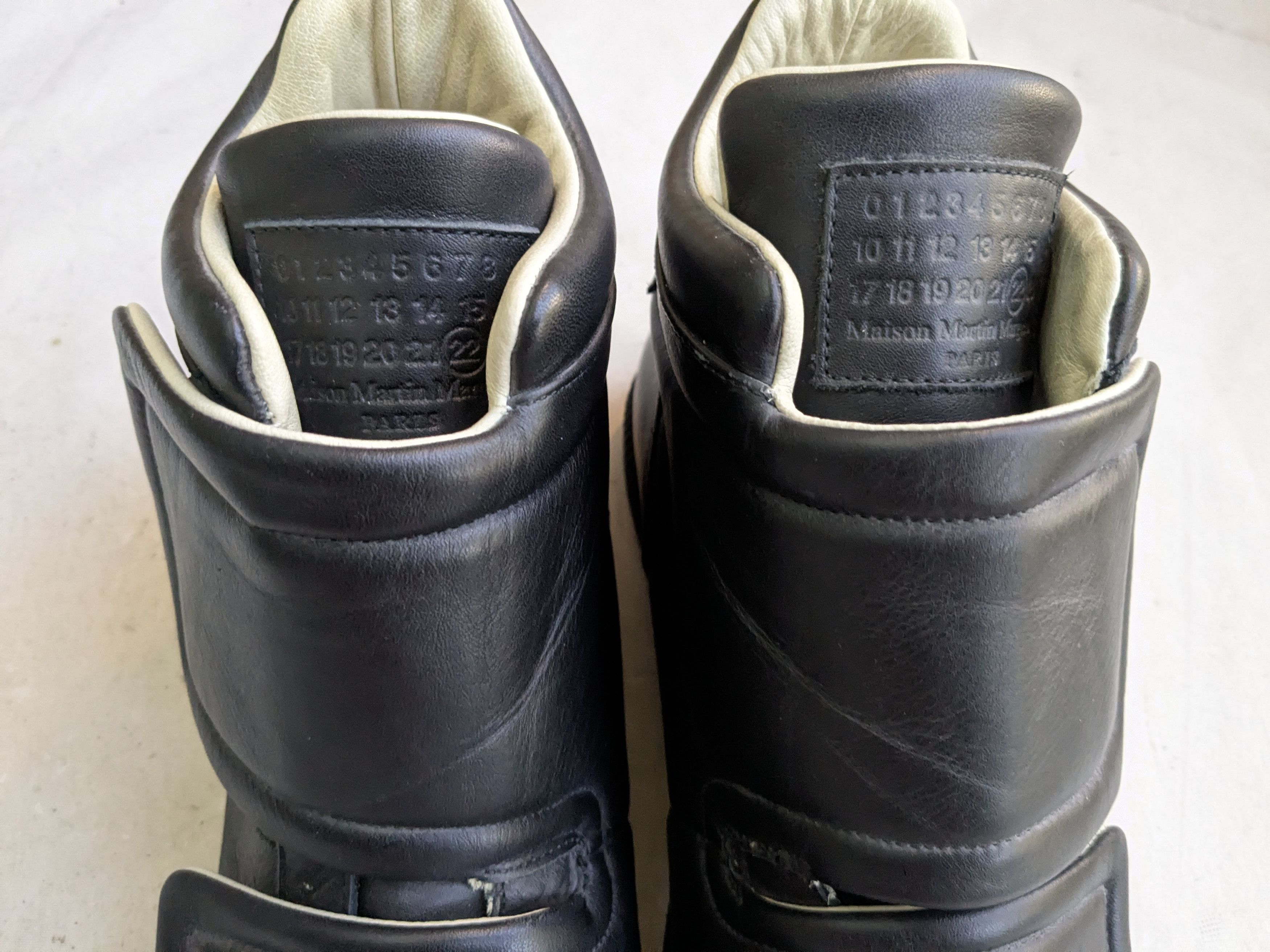 Maison Margiela Maison Margiela Clinic Black 11 44 High Tops Leather Size US 11 / EU 44 - 6 Thumbnail