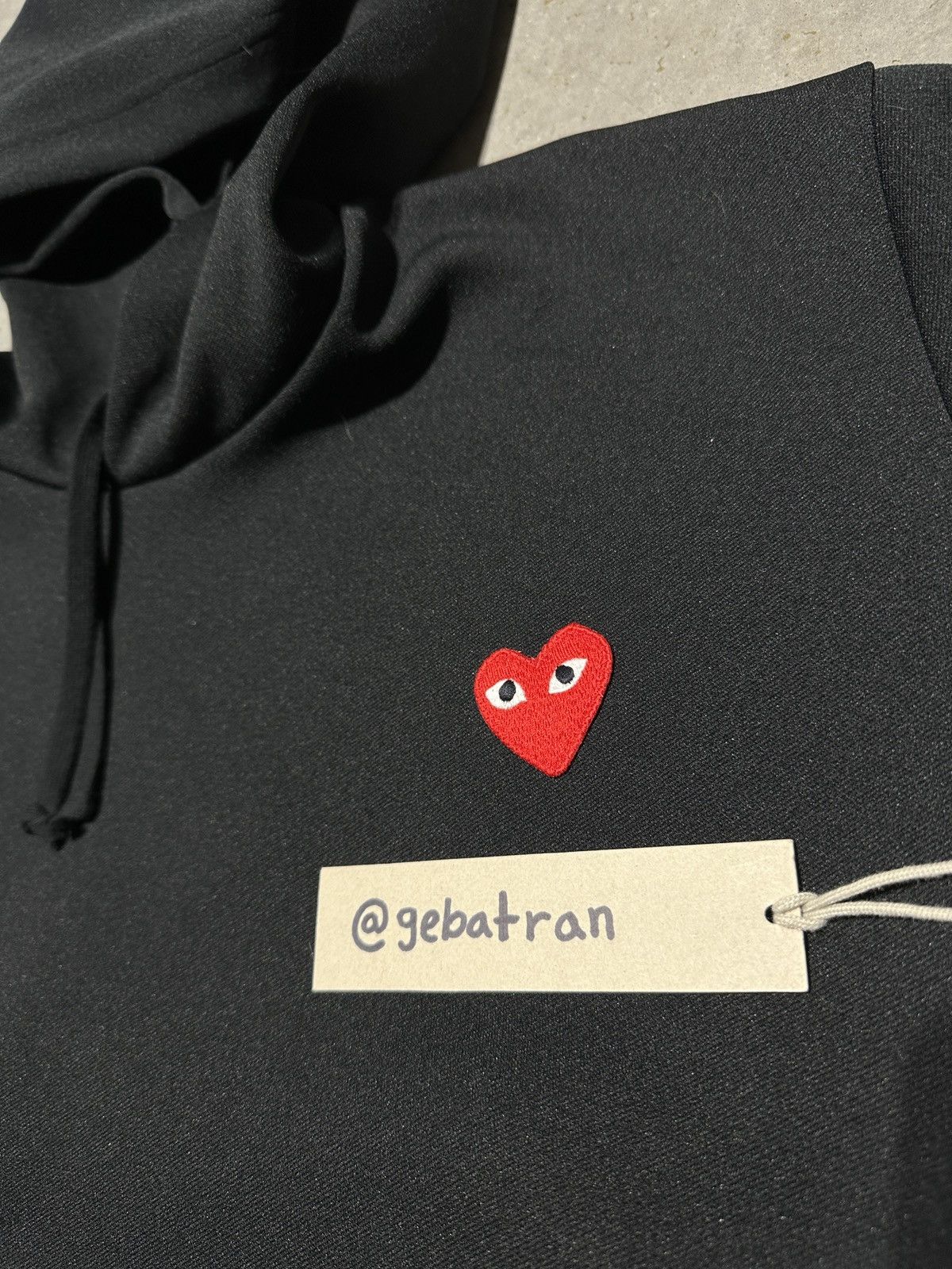 Comme des Garcons PLAY Comme Des Garçons Play Hoodie Black Large Size US L / EU 52-54 / 3 - 2 Thumbnail