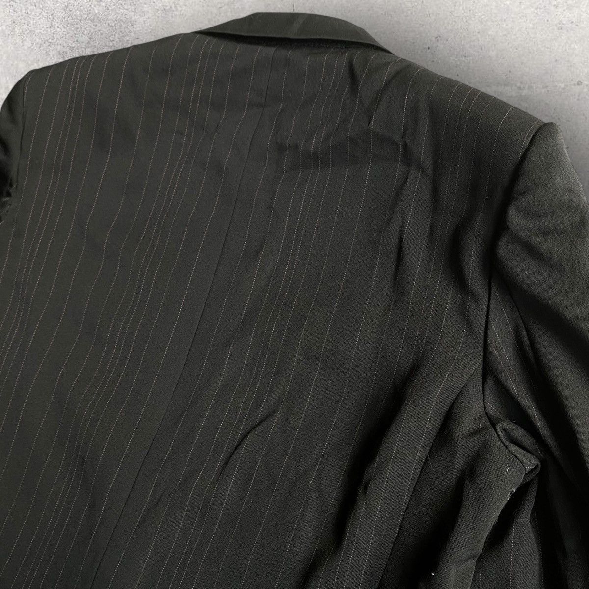 Number (N)ine Wool Red Pinstriped back And Sleeves Blazer Size US M / EU 48-50 / 2 - 1 Thumbnail