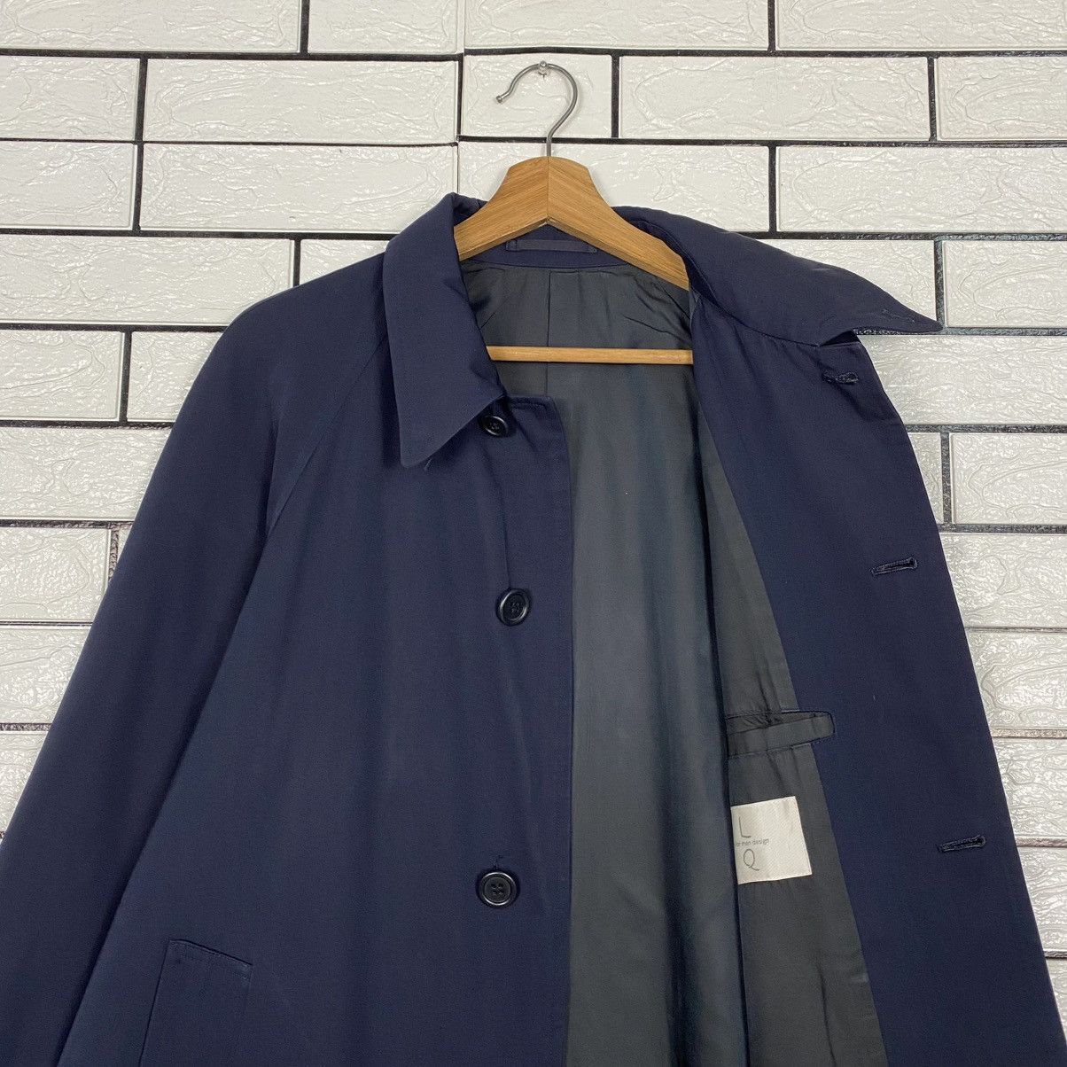 Yohji Yamamoto 🔥VINTAGE LONG JACKET FLY BUTTON LQ Y’S FOR MEN Size US M / EU 48-50 / 2 - 14 Thumbnail