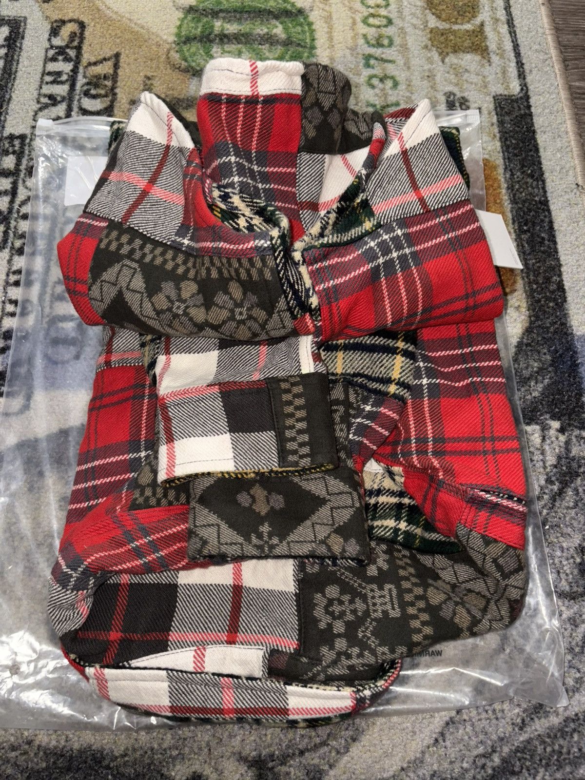 Aime Leon Dore Aime Leon Dore Heritage Heavy Weight Patchwork Shirt Size US L / EU 52-54 / 3 - 3 Thumbnail