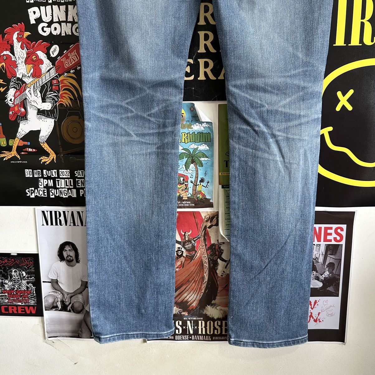 Edwin Vintage Edwin Jerseys Japanese Nice Honeycomb Design Denim Size US 32 / EU 48 - 13 Thumbnail