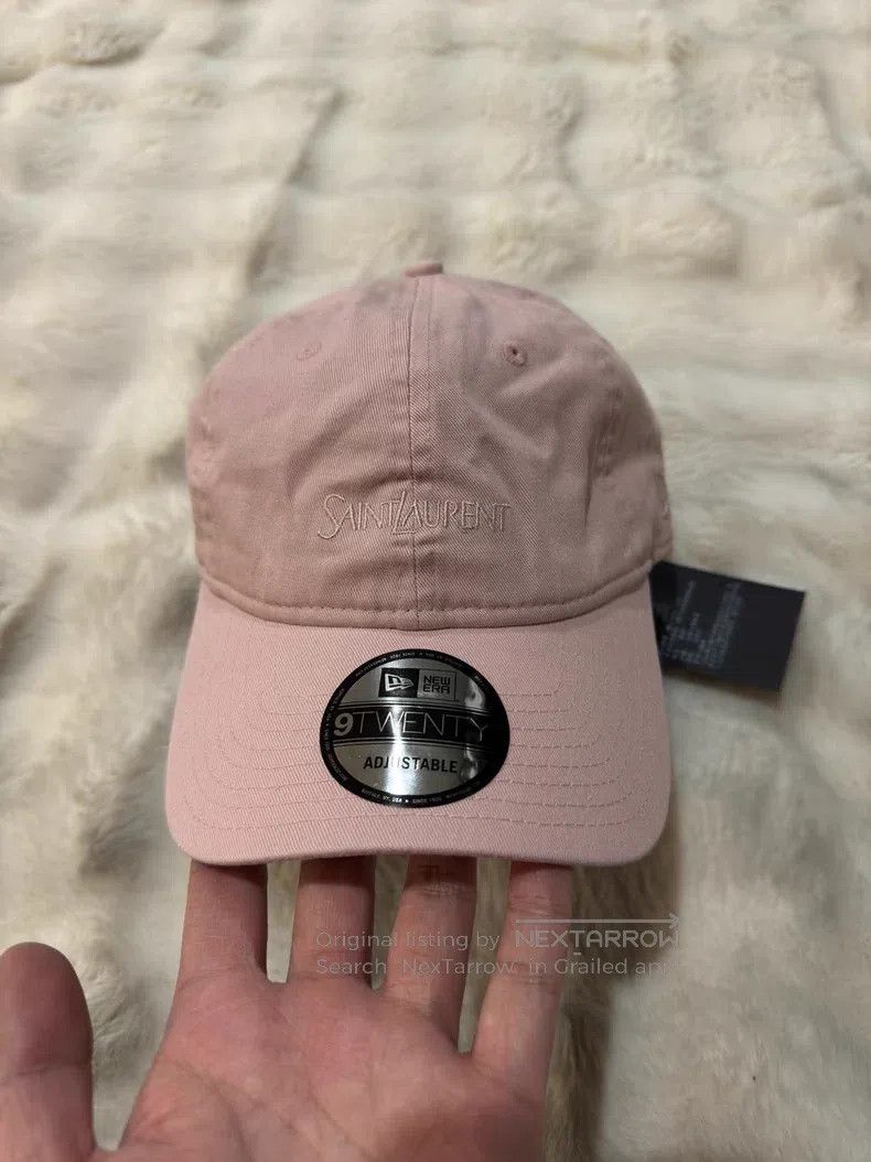 Saint Laurent Paris Saint Laurent Paris Collaborative Baseball Cap Pink Size ONE SIZE - 1 Thumbnail