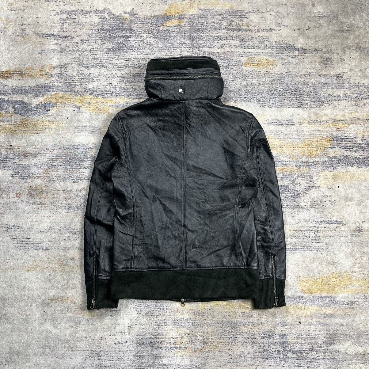 Vintage Evolution japanese brand gimmick bono leather jacket