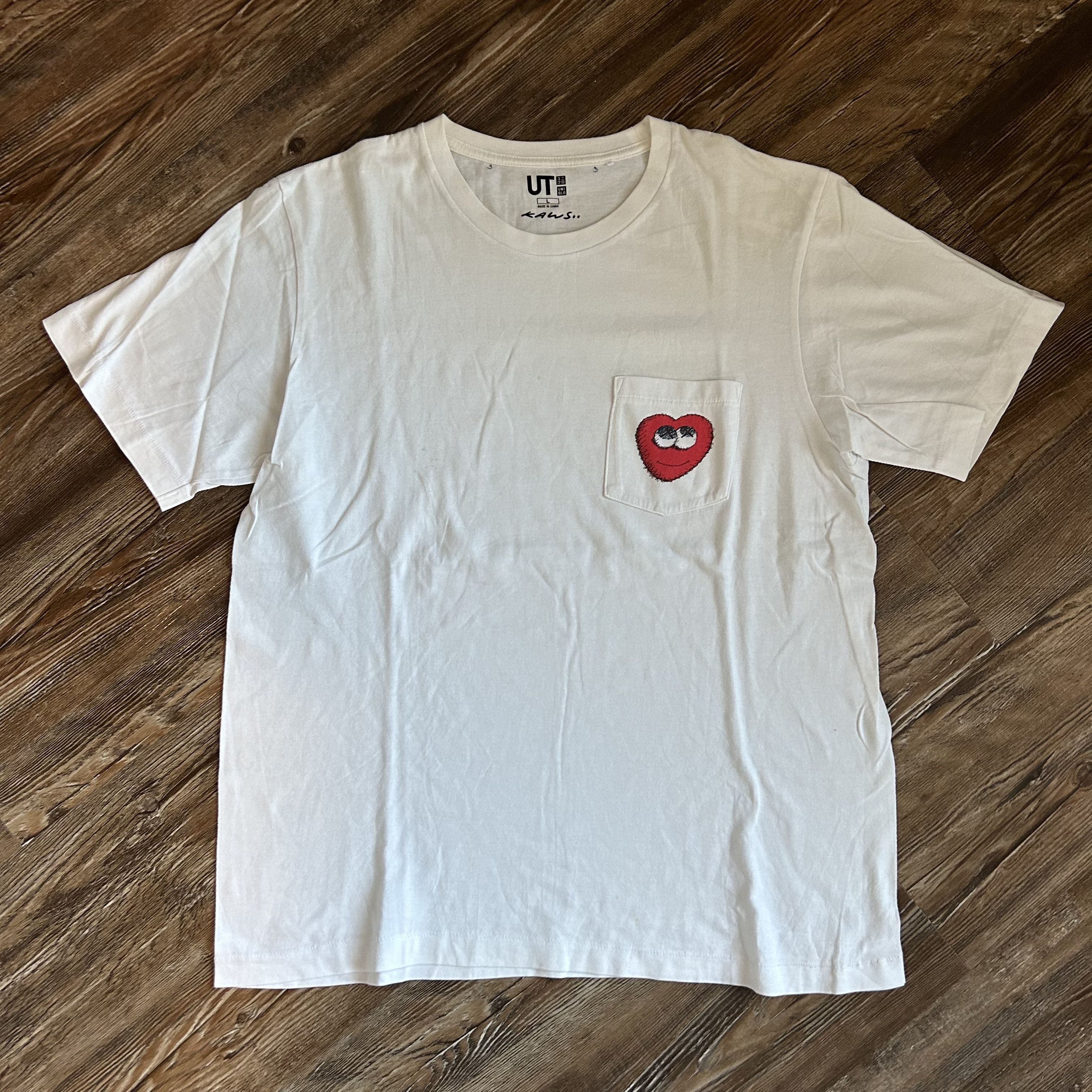 Top Kaws Heart Pocket Shirt