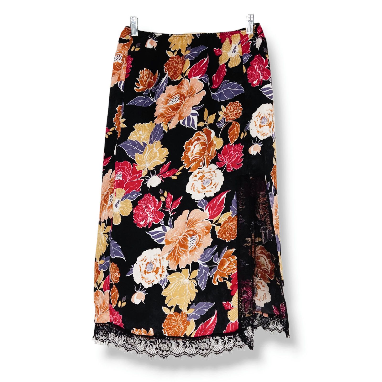 Other NWT Band of the Free Lilou Lace Slip Midi Skirt Sz. S [4-6] Size 27" / US 4 / IT 40 - 3 Thumbnail