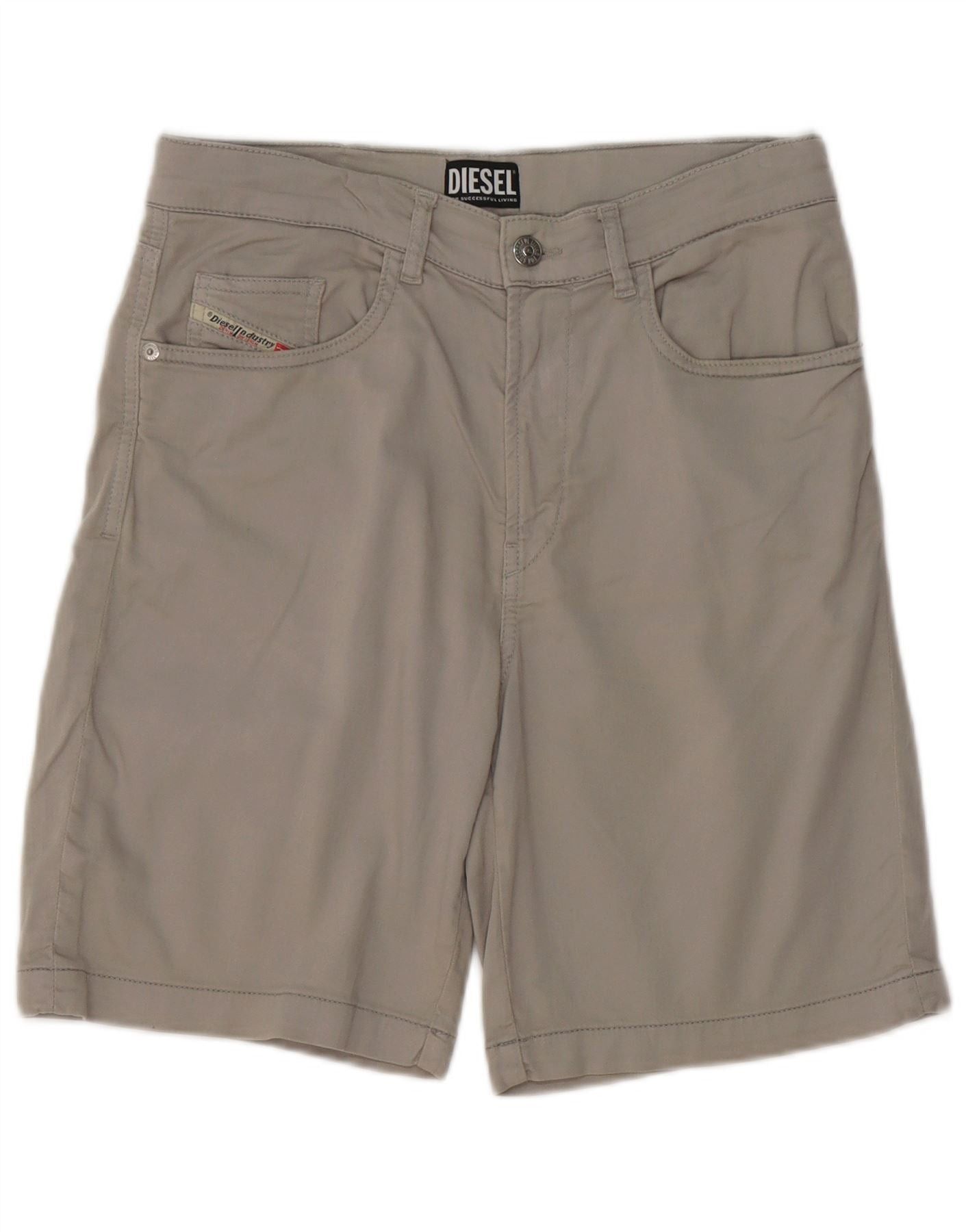 Diesel Boys Casual Shorts 13-14 Years W30 Grey Cotton Size 32" / US 10 / IT 46 - 1 Thumbnail