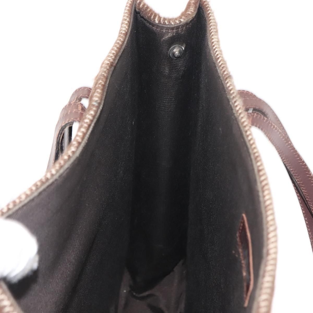 Chanel Chanel Tote Bag Wool Brown CC Size ONE SIZE - 7 Thumbnail