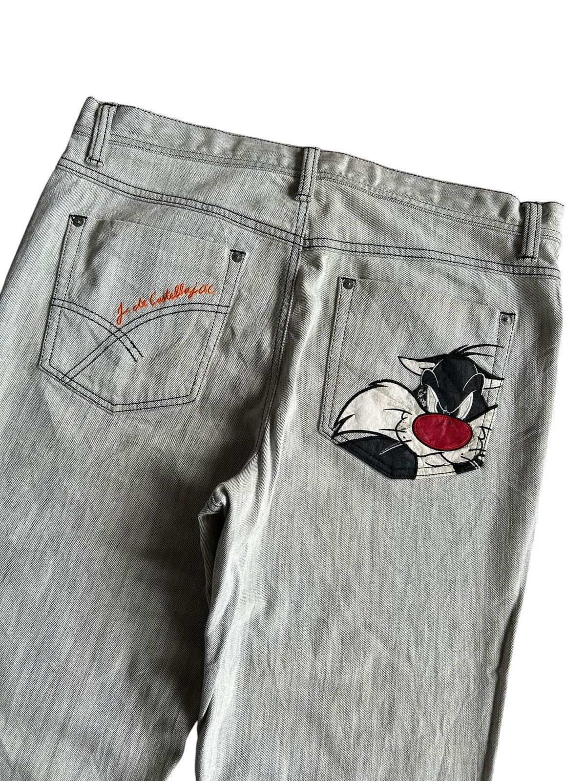 If Six Was Nine × Jean Charles De Castelbajac × Le Grande Bleu (L.G.B.) CASTELBAJAC MADE IN JAPAN DENIM JEANS Size US 36 / EU 52 - 8 Thumbnail