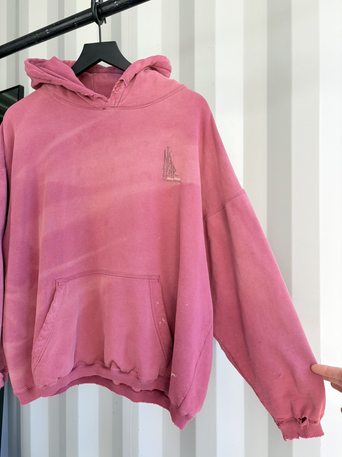 Vintage Vintage No Fear Sweatshirt Thrashed Distressed Faded Grunge Size US L / EU 52-54 / 3 - 2 Thumbnail