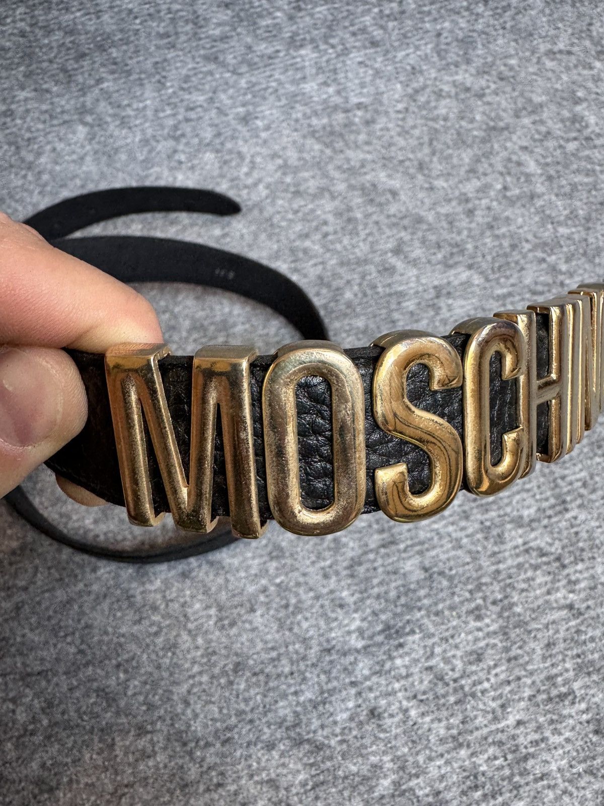Moschino Leather belts Moschino Italian designer Size ONE SIZE - 3 Thumbnail