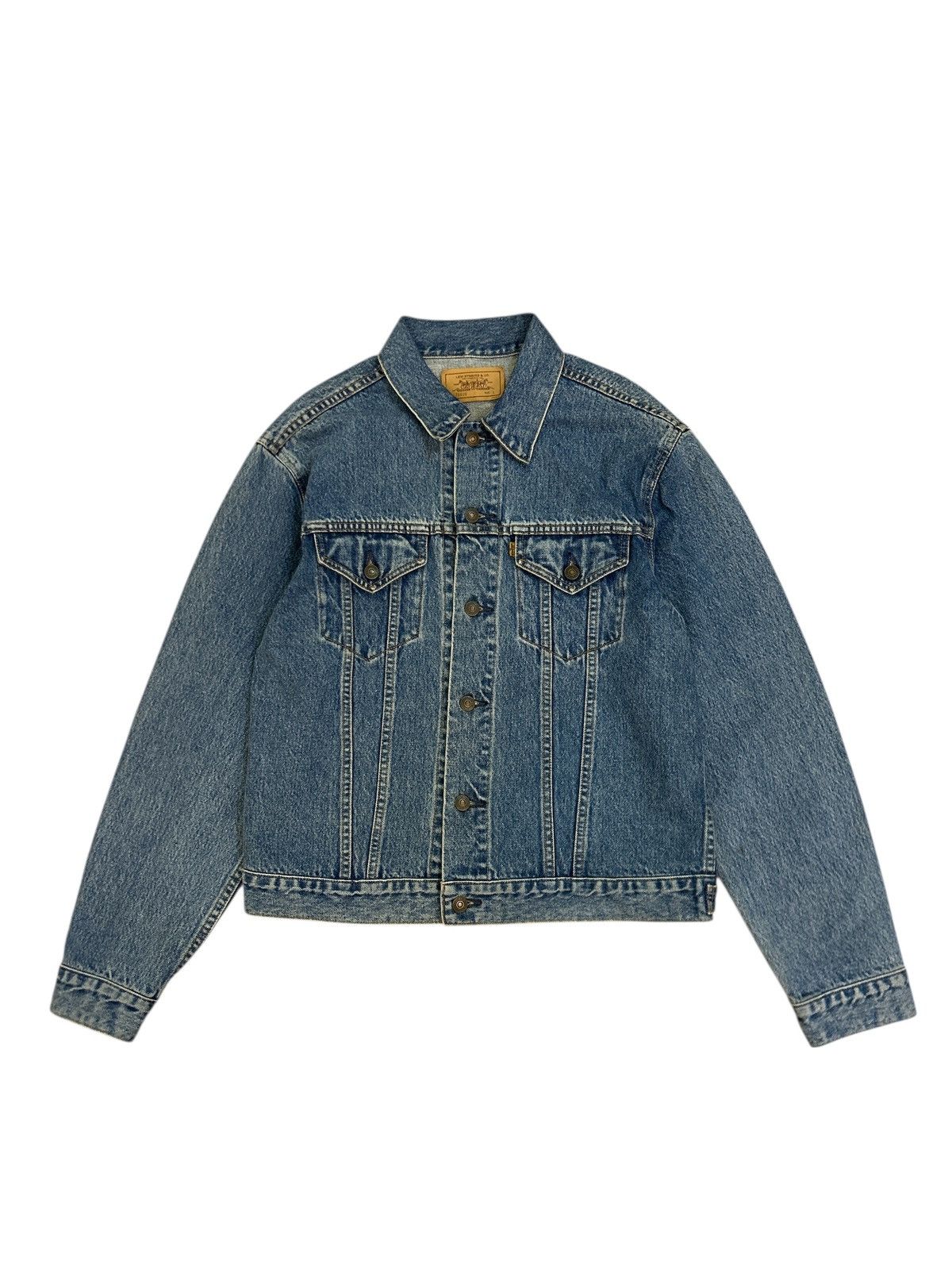 【STUSSY】levi's cotton trucker jacket L $_12.JPG?set_id=880000500F