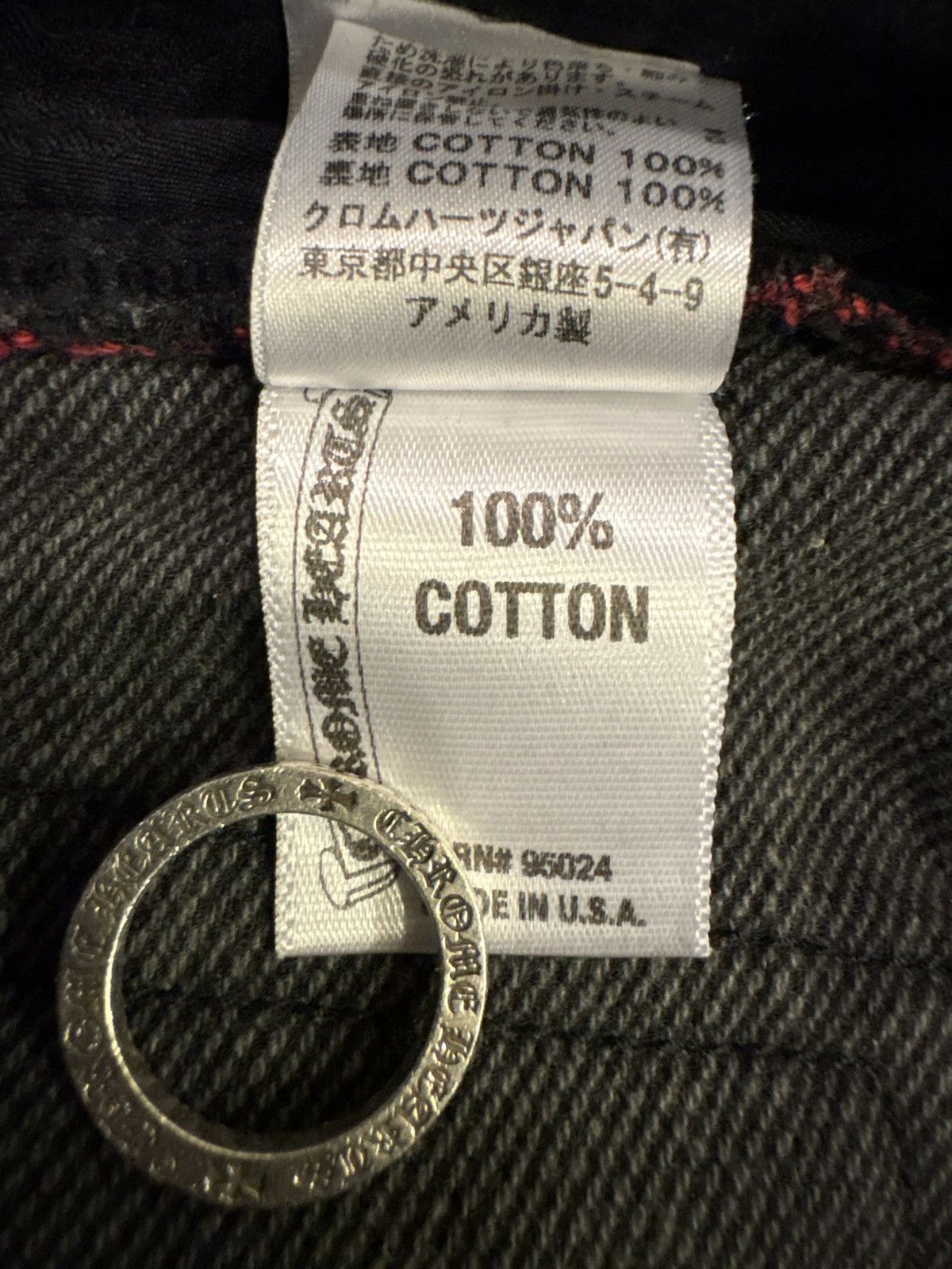 Chrome Hearts Chrome Hearts Selvedge Bootcut Crossball Denim Size US 30 / EU 46 - 4 Thumbnail