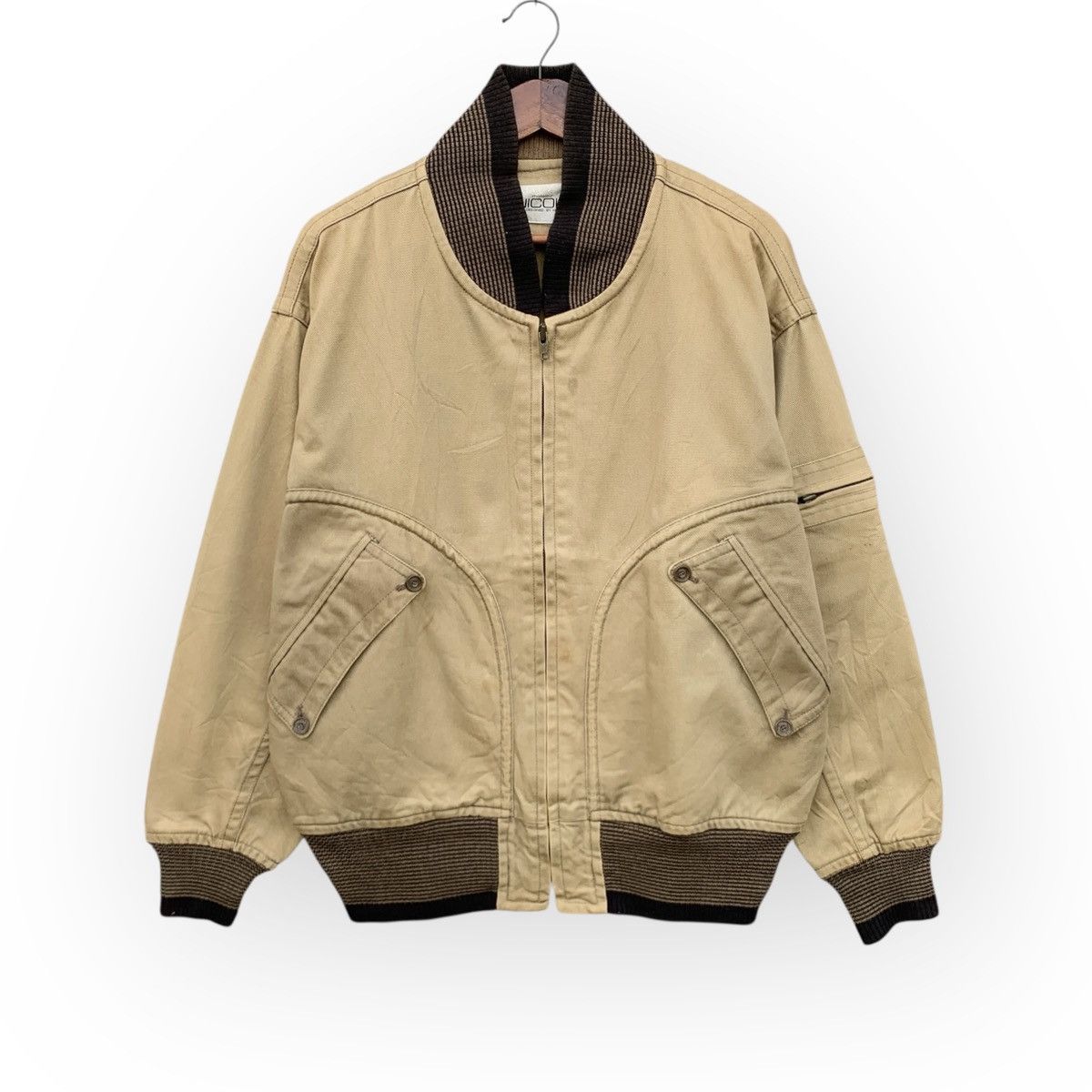 Japanese Brand Vintage Monsieur Nicole By Koba Bomber Jacket Size US L / EU 52-54 / 3 - 3 Thumbnail