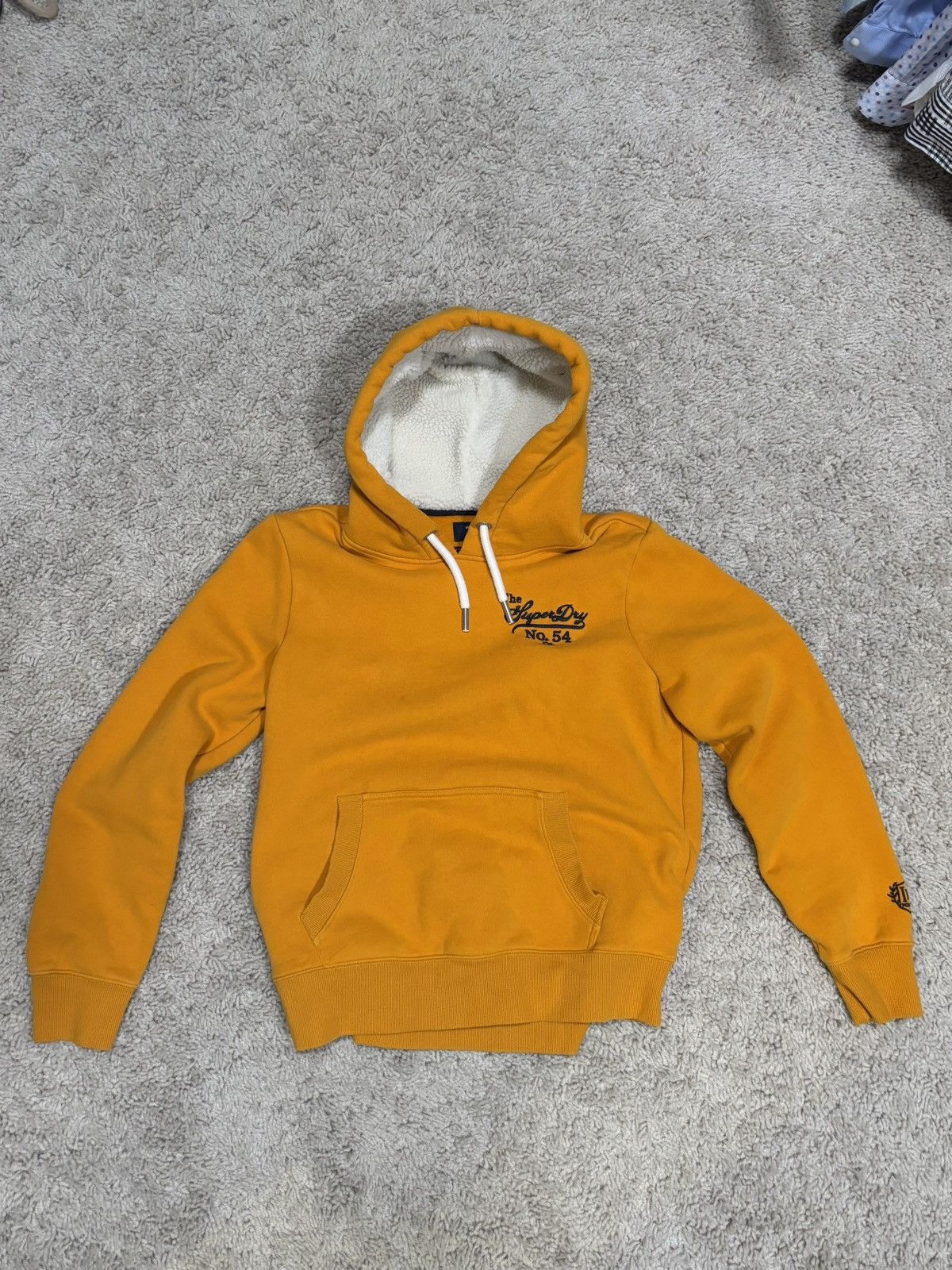 Superdry Yellow Superdry thick cotton hoodie - Size: Medium Size US M / EU 48-50 / 2 - 1 Thumbnail