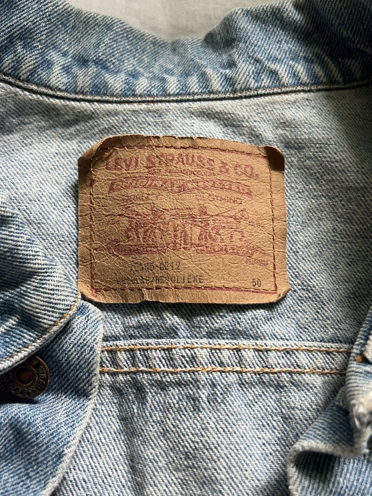 Levi's Vintage Levis Denim Jacket Size XL / US 12-14 / IT 48-50 - 2 Thumbnail
