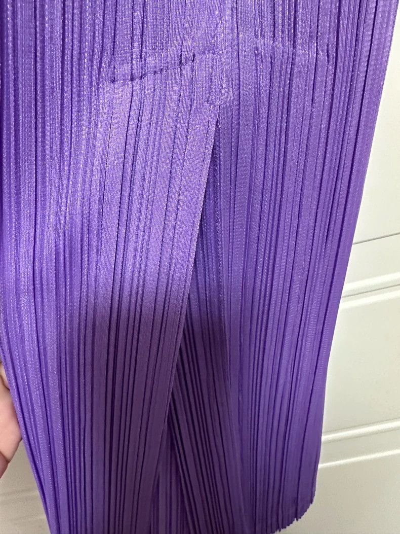 Issey Miyake Issey Miyake size:3 Purple long-sleeved dress Size M / US 6-8 / IT 42-44 - 4 Thumbnail