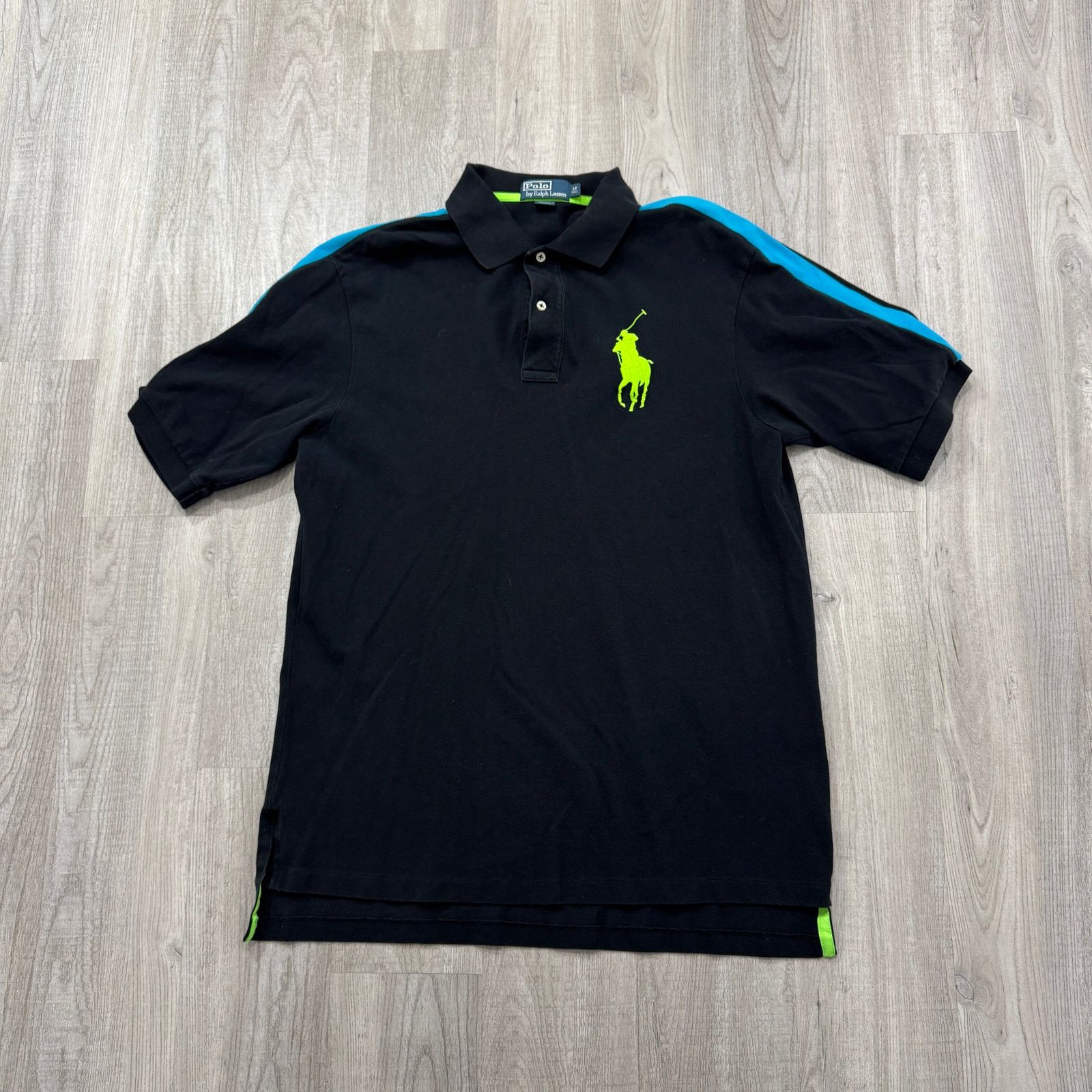 Polo Ralph Lauren Polo Ralph Lauren Shirt Men's Large Tall Black Green Pony Size US L / EU 52-54 / 3 - 1 Thumbnail