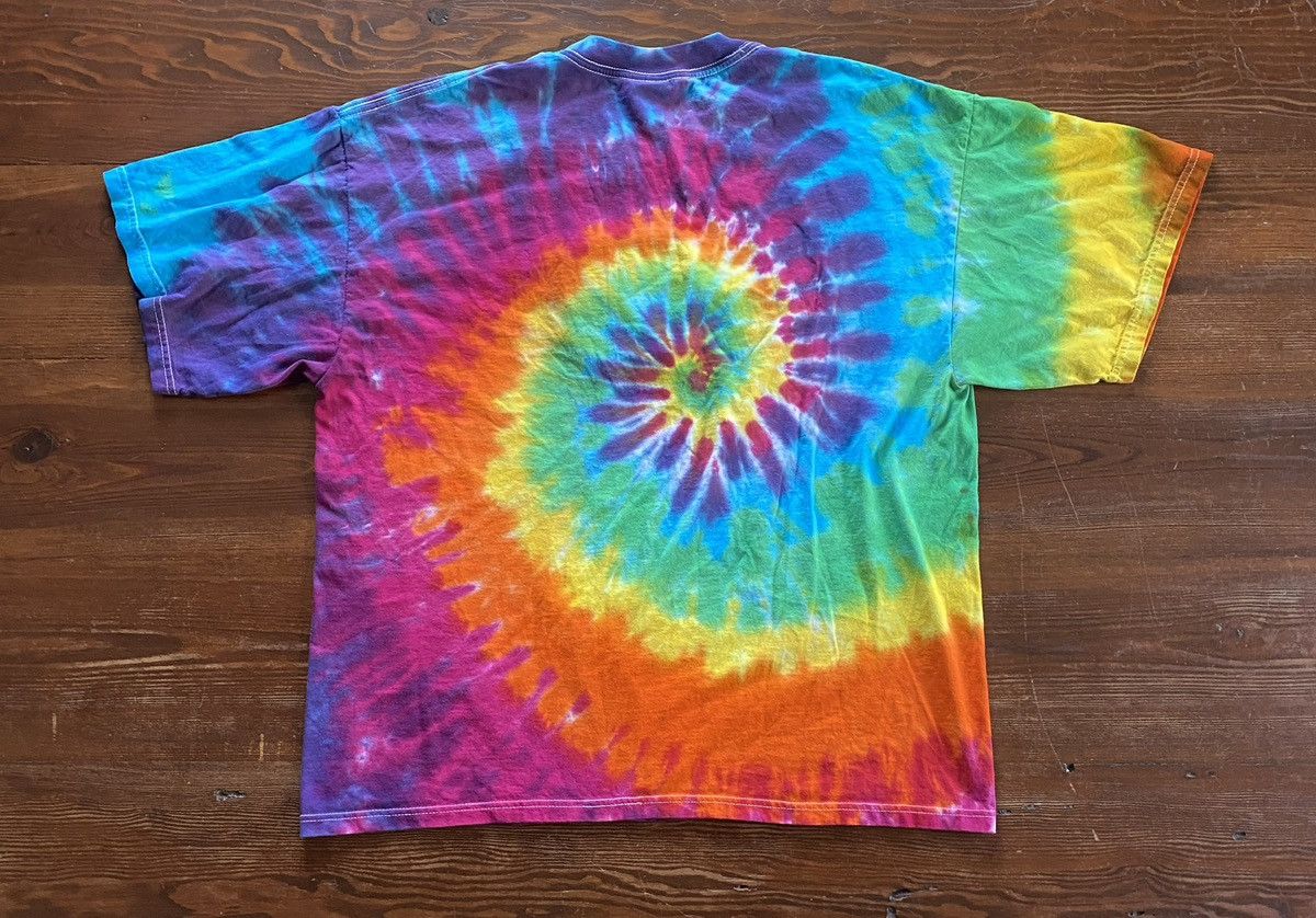 Cartoon Network Vintage Y2K Power Puff Girls Patch Tie Dye Tee Size US XL / EU 56 / 4 - 9 Thumbnail