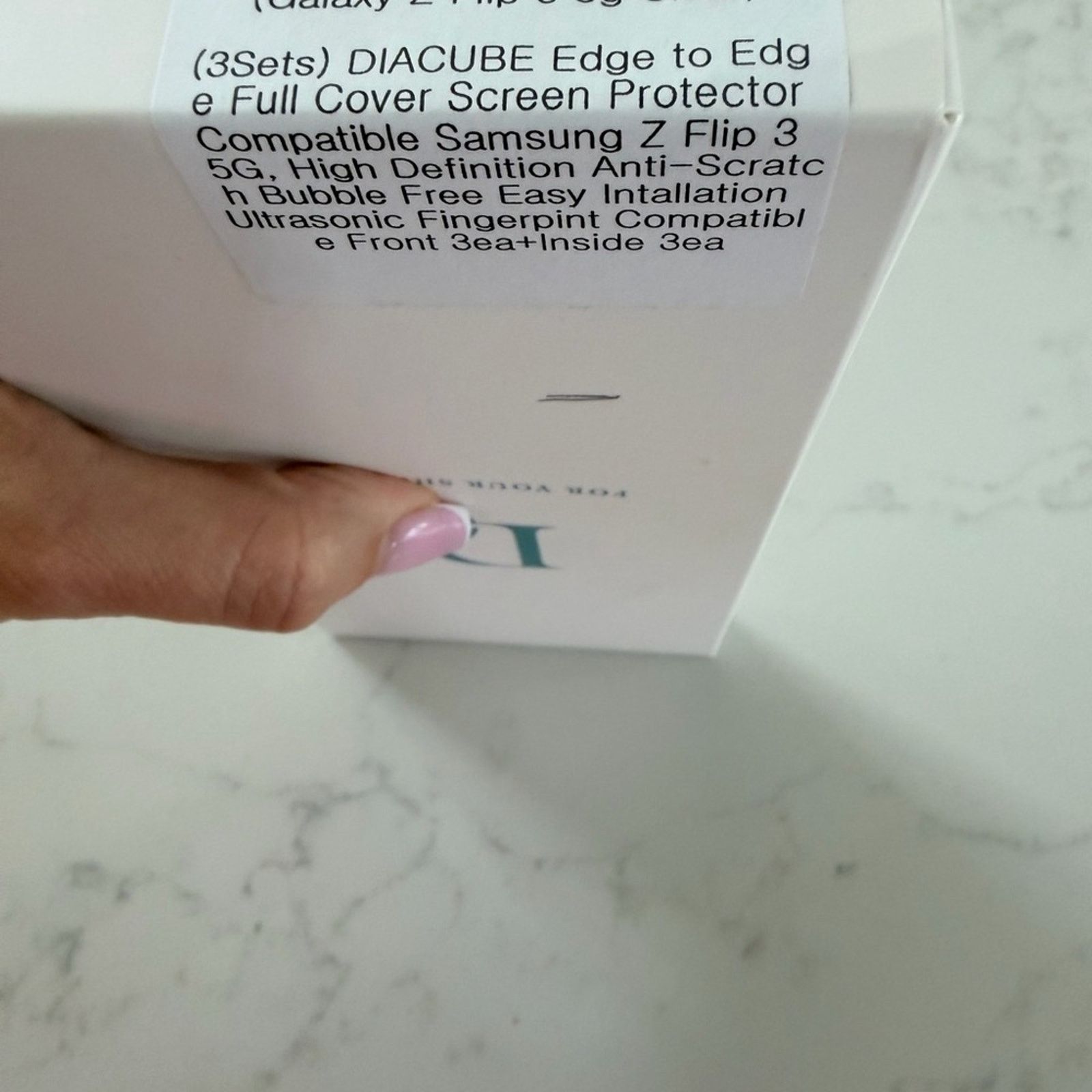Other 3 pack Edge to Edge Screen Protector for Galaxy Z Flip 3 Size ONE SIZE - 4 Thumbnail
