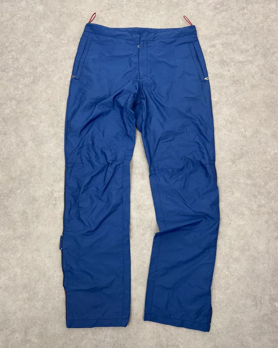 Prada 2000s Prada Blue Linea Rossa Ski Pants Size US 32 / EU 48 - 1 Thumbnail