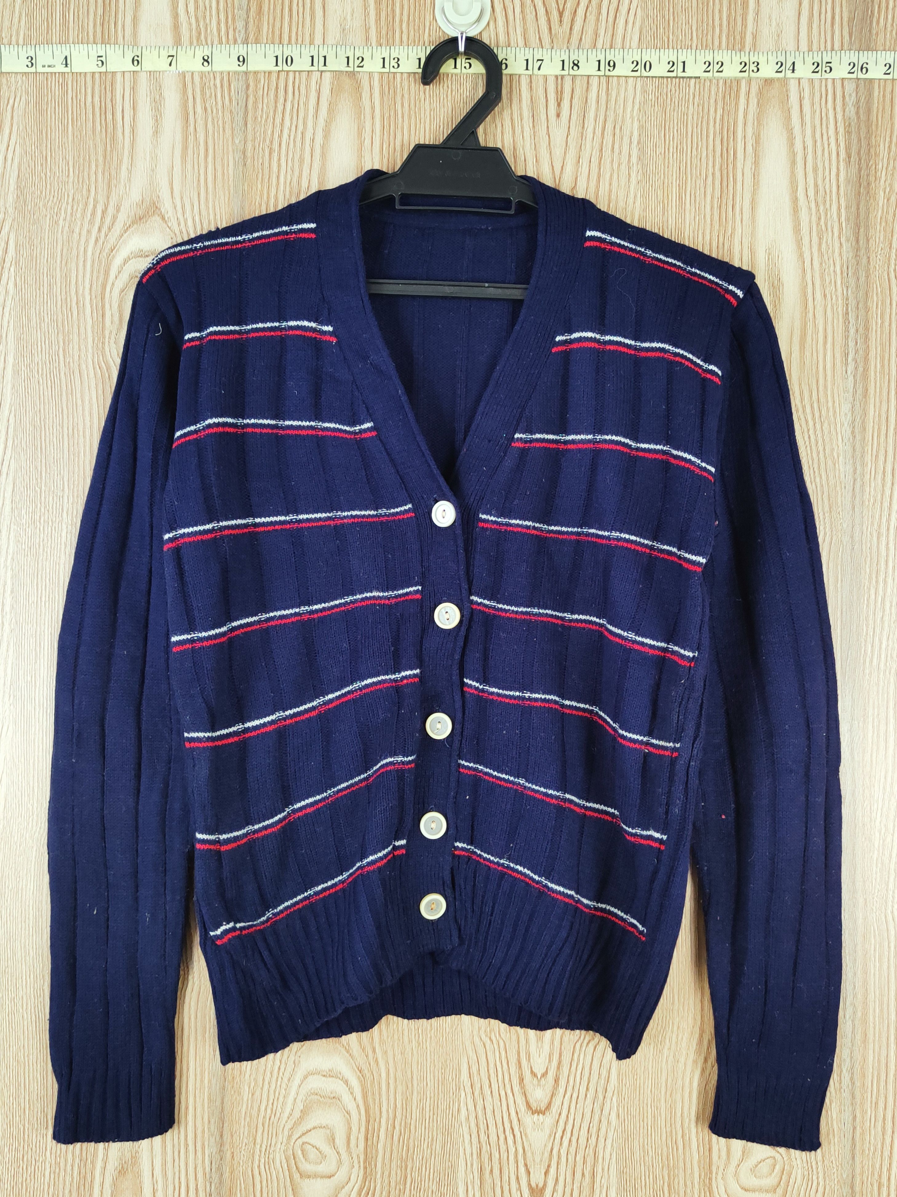 Japanese Brand Navy Knitwear Cardigan #W303