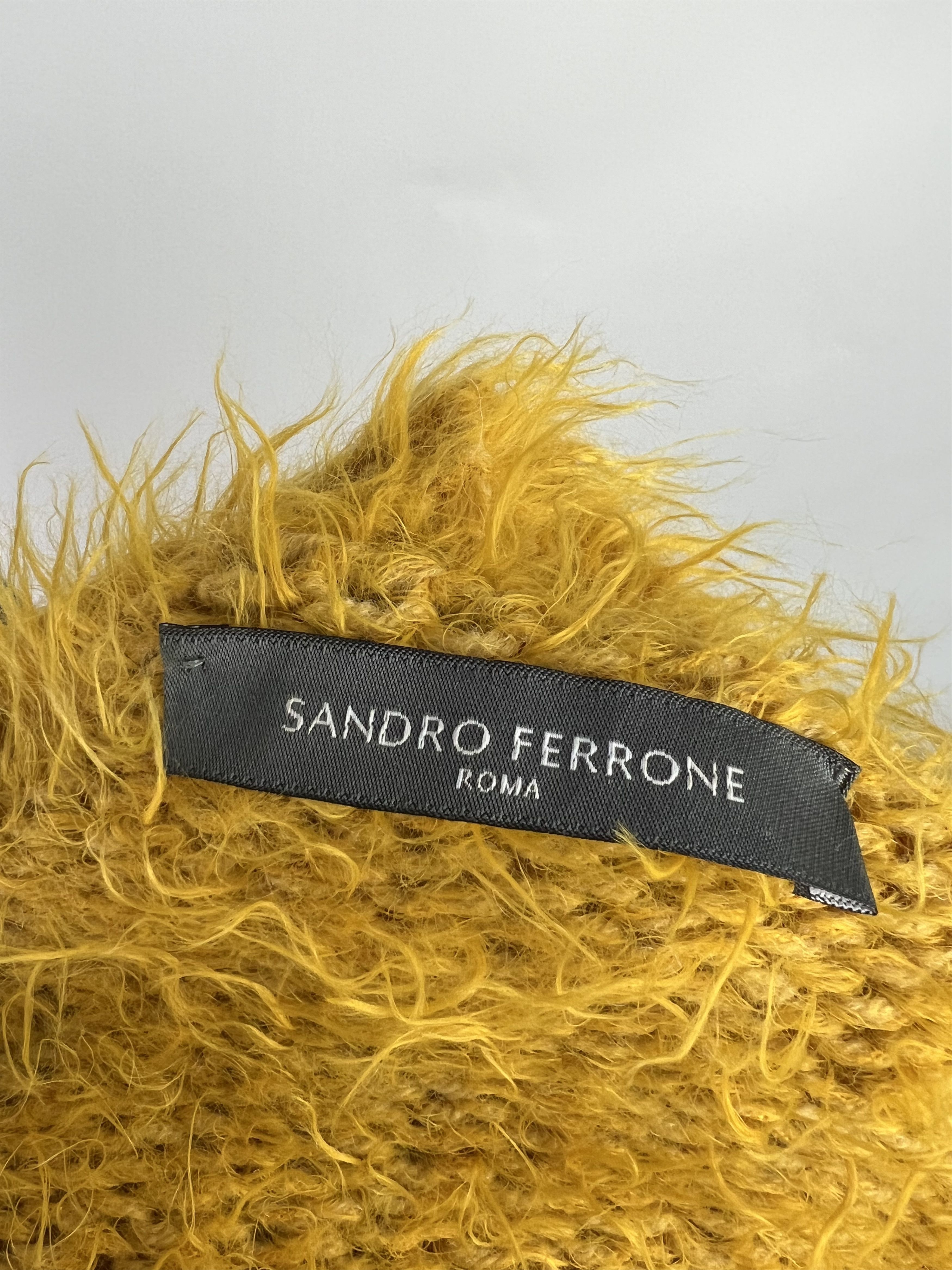 Homespun Knitwear × Sandro Sandro Ferrone Women's Yellow Sweater Size L Size L / US 10 / IT 46 - 11 Thumbnail