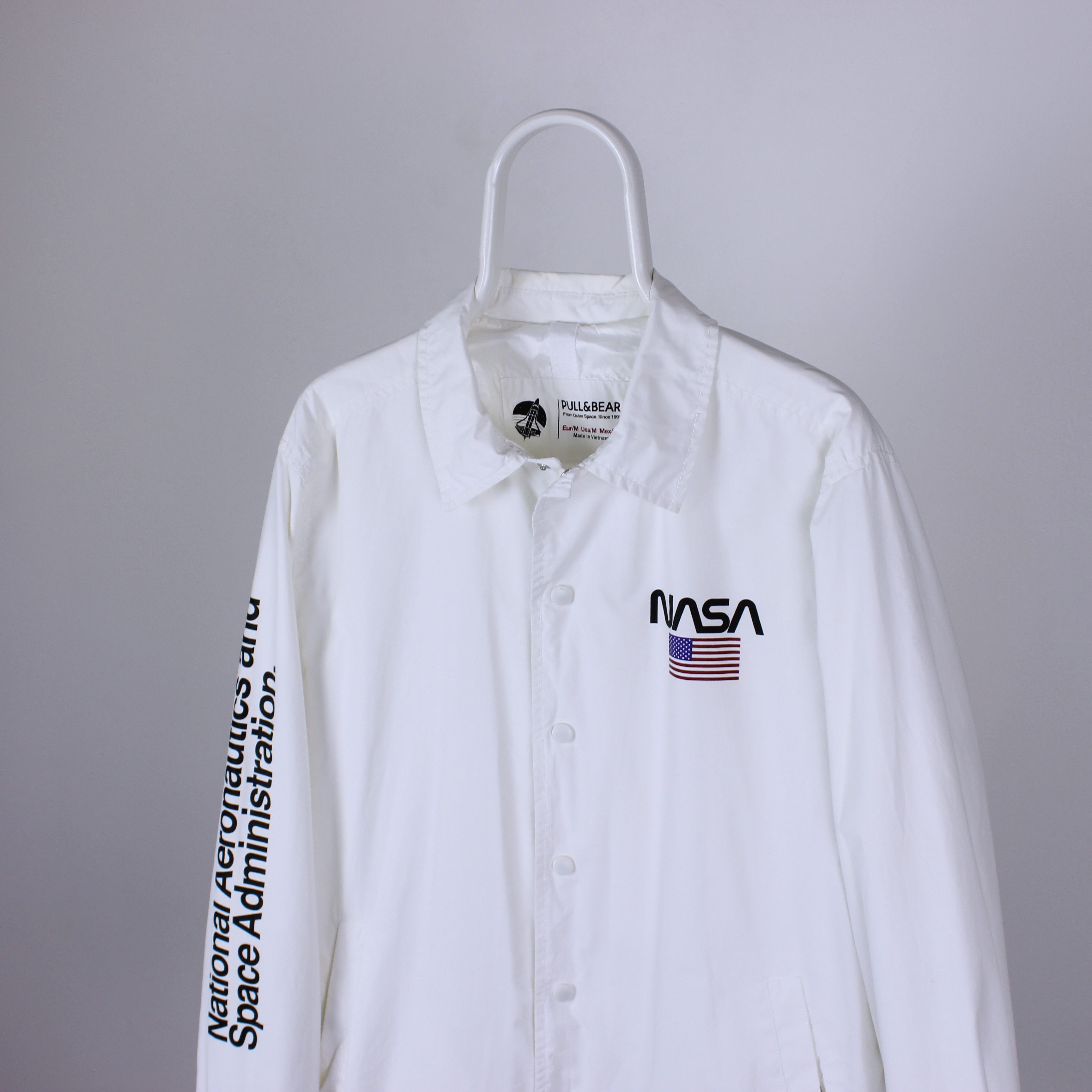 NASA Pull & Bear & Nasa vintage jacket light M white Size US M / EU 48-50 / 2 - 4 Thumbnail