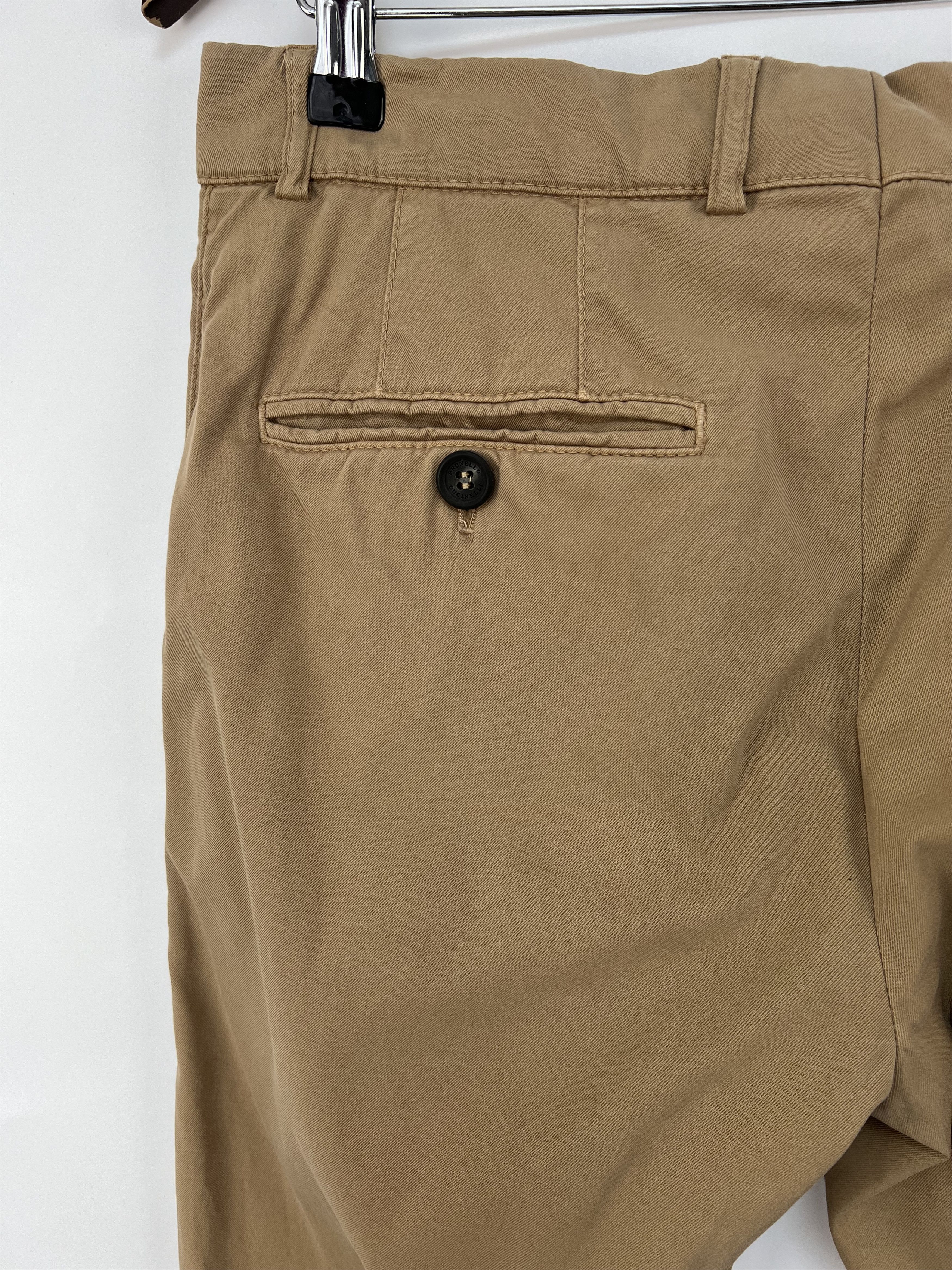Brunello Cucinelli Brunello Cucinelli Cropped Chino Pants Size 46 Slim Fit Size US 30 / EU 46 - 13 Thumbnail