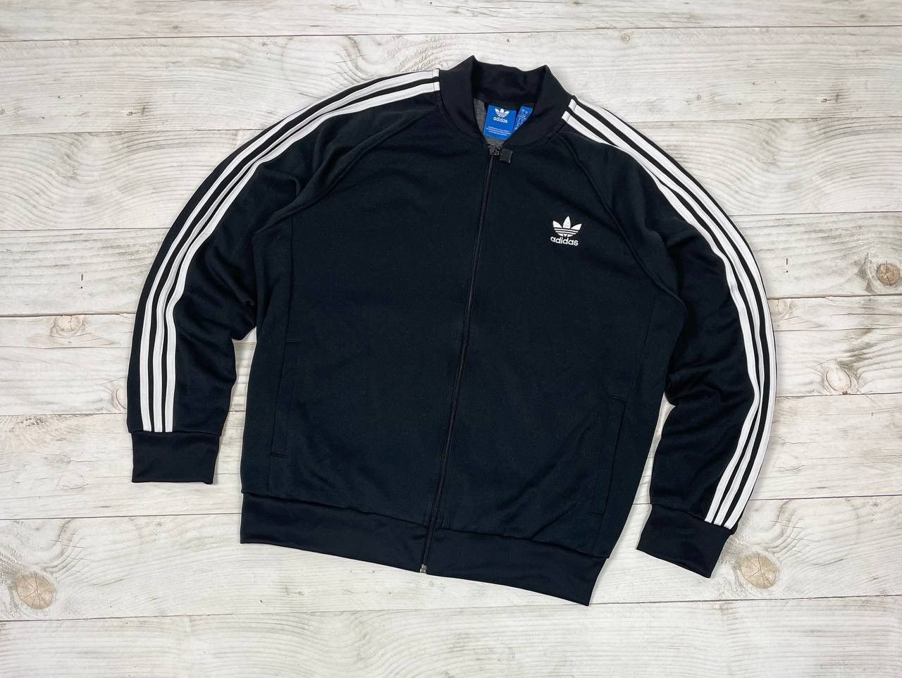 Adidas Adidas Track Top Jacket Bomber Strips Tracksuit Y2K Size US XL / EU 56 / 4 - 1 Thumbnail