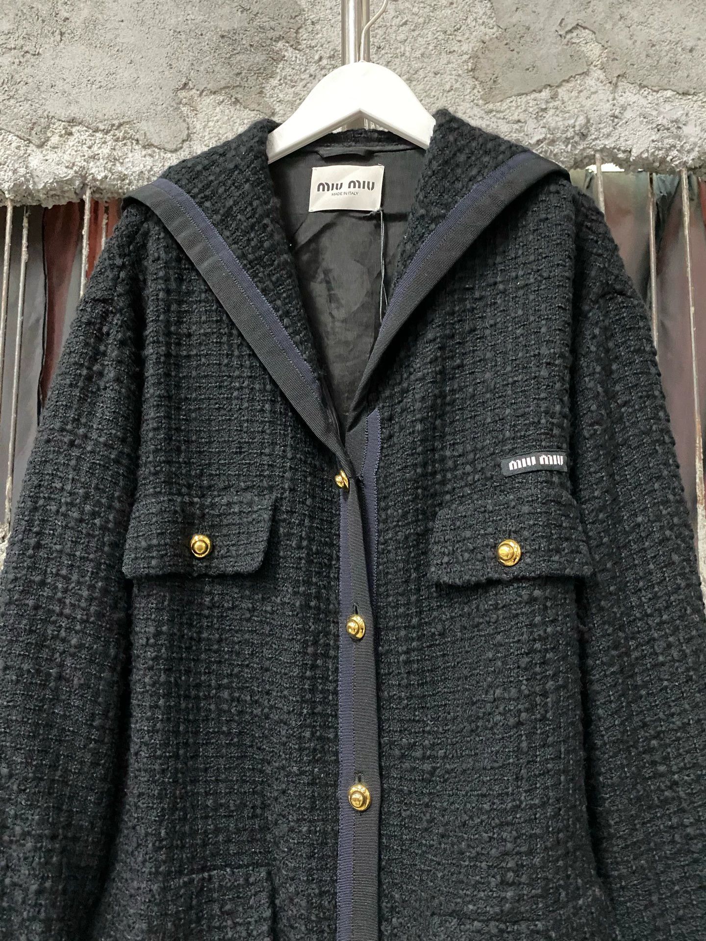 Miu Miu MIU MIU Knit Navy Cardigan Jacket 36 Size XS / US 0-2 / IT 36-38 - 3 Thumbnail