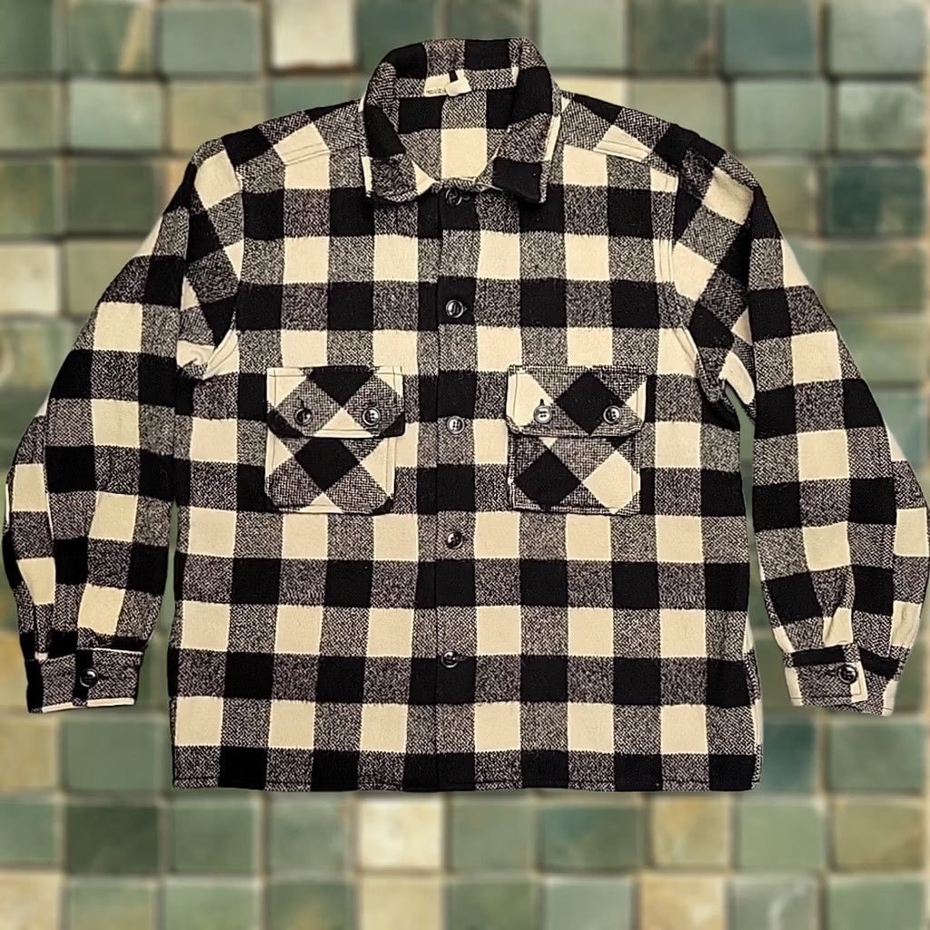 Lumberjack VTG Minnesota Woolen Mill Shirt Jacket Men Buffalo Plaid Cruiser Lumberjack USA Size US M / EU 48-50 / 2 - 1 Thumbnail