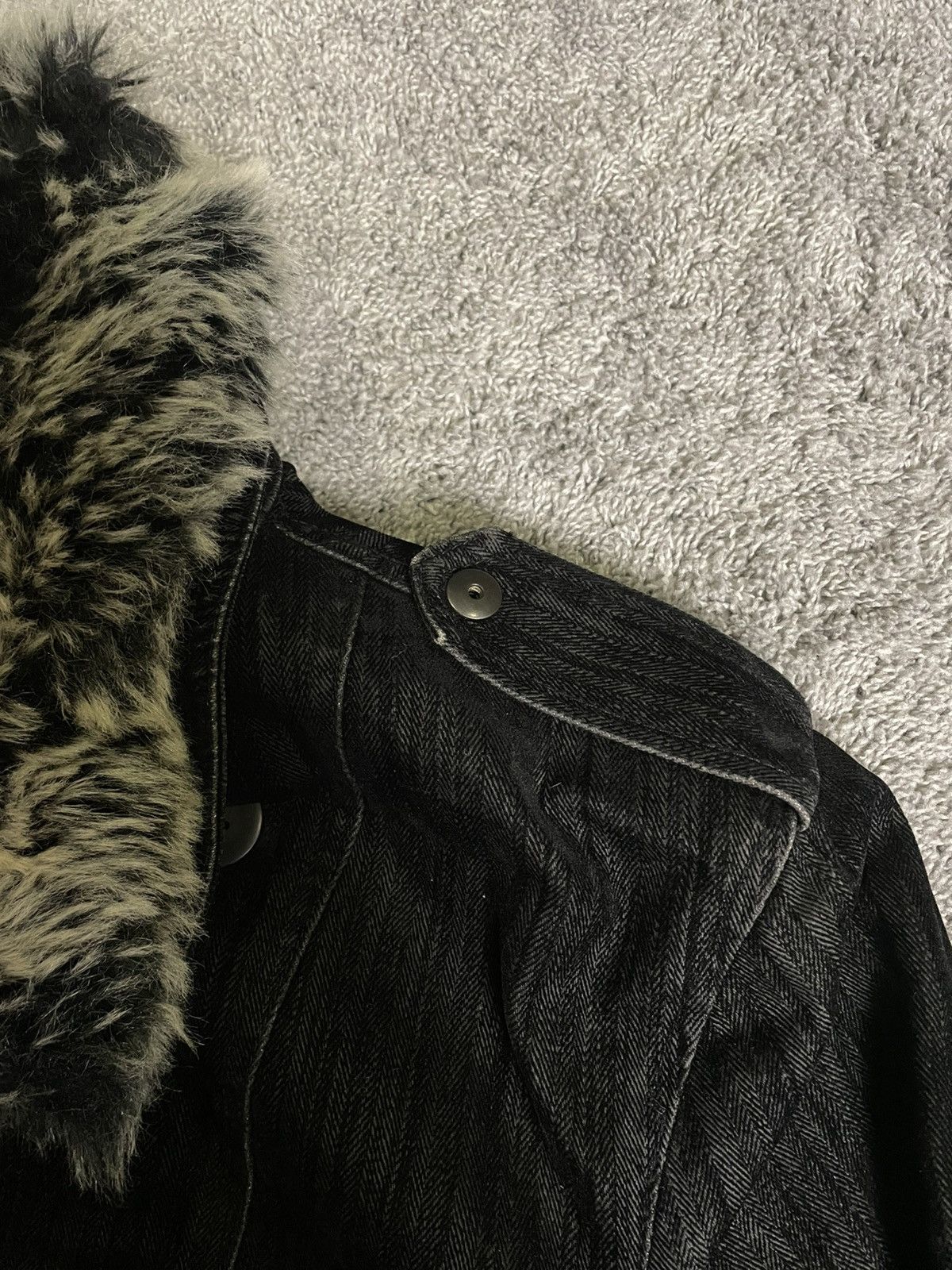 Japanese Brand Napoleon Gothic Bondage Fur Jacket Size US M / EU 48-50 / 2 - 14 Thumbnail