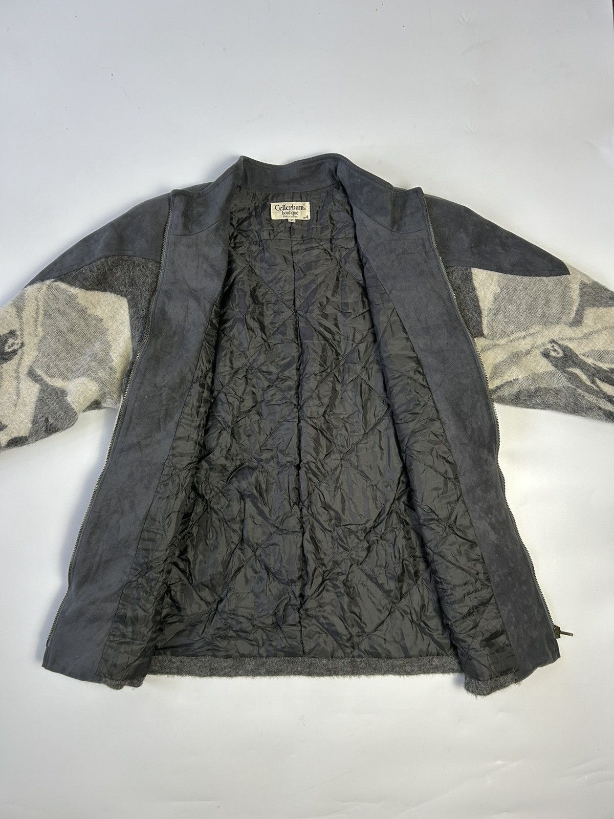 Japanese Brand CELLERBAM BOUTIQUE WINTER WOOL JACKET Size US L / EU 52-54 / 3 - 2 Thumbnail