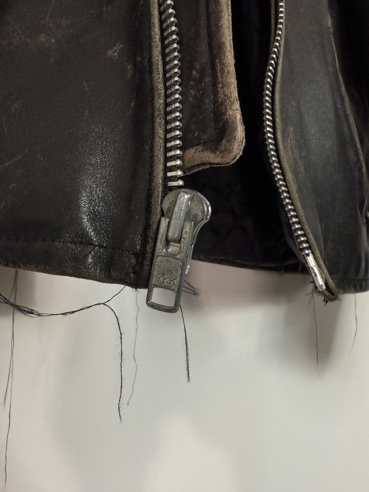 Genuine Leather Distressed Vintage Moto Jacket Size US S / EU 44-46 / 1 - 6 Thumbnail