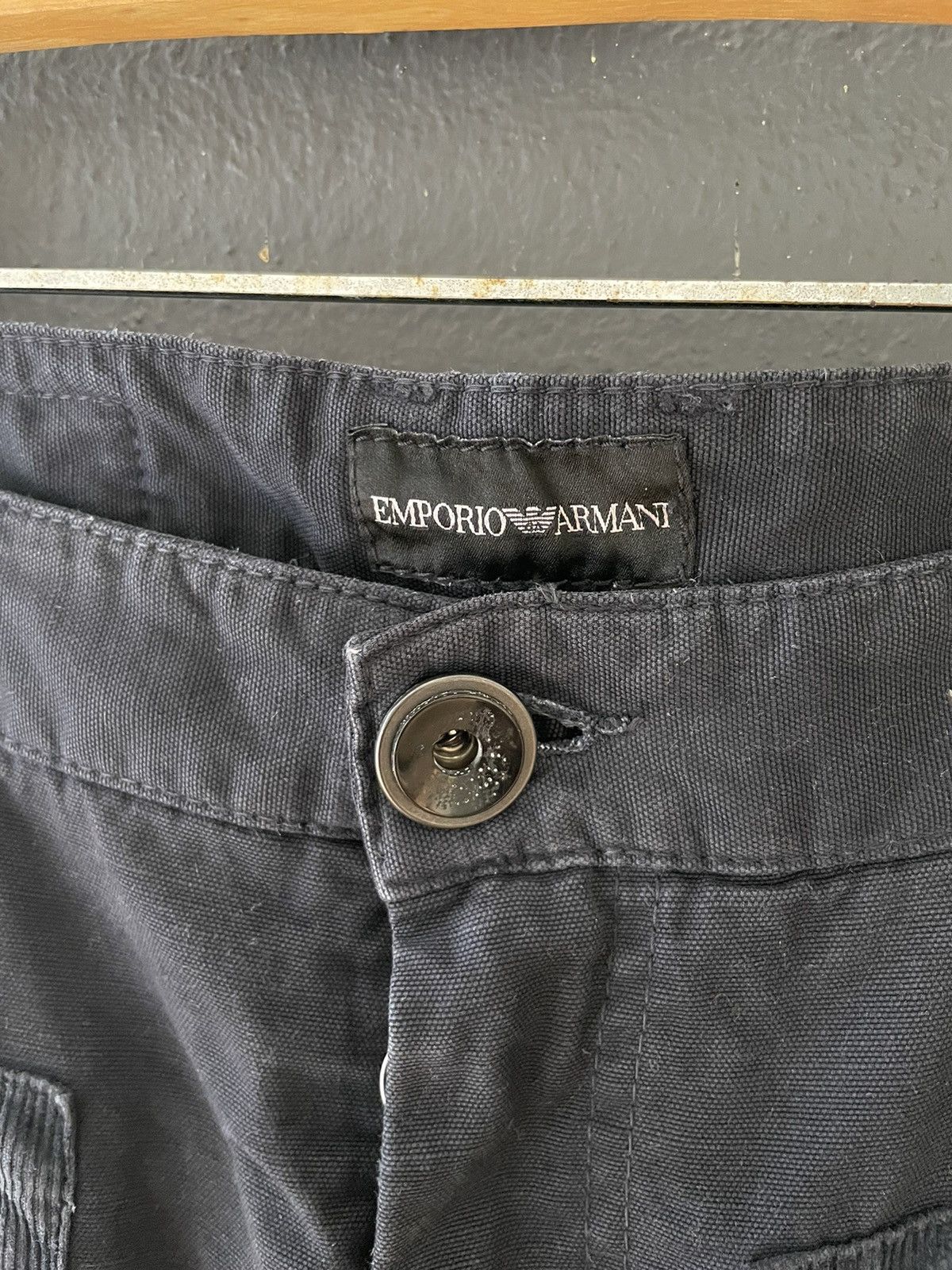 Emporio Armani 90’ Emporio Armani Double Pocket Corduroy Pants Size US 32 / EU 48 - 12 Thumbnail
