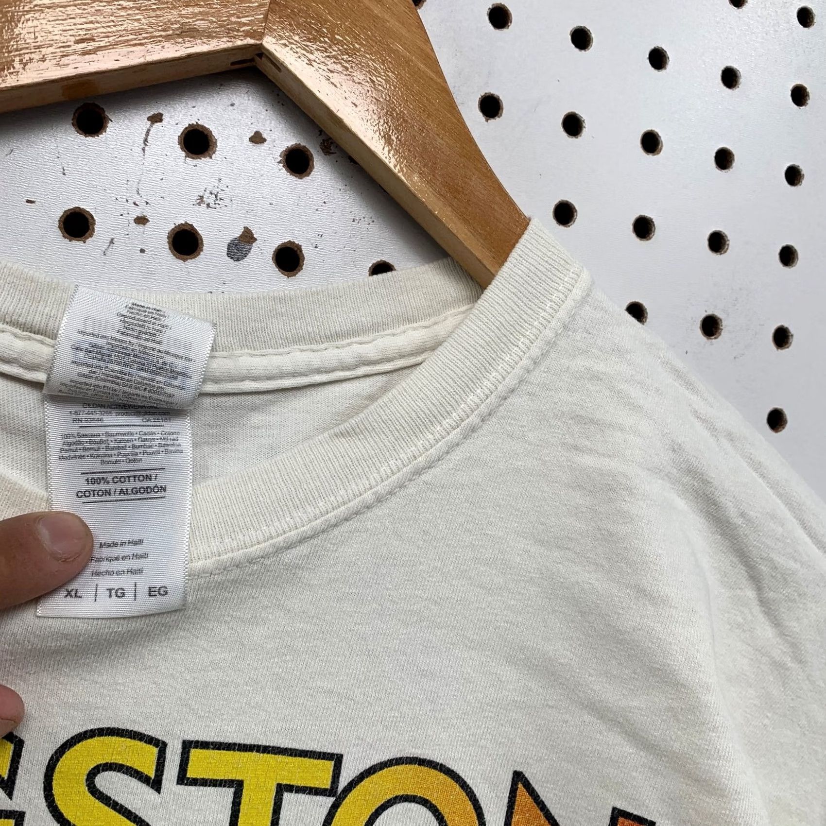 Gildan VINTAGE Kingston Mines Chicago T Shirt Mens XL White Reggae Music Shirt Size US XL / EU 56 / 4 - 6 Thumbnail